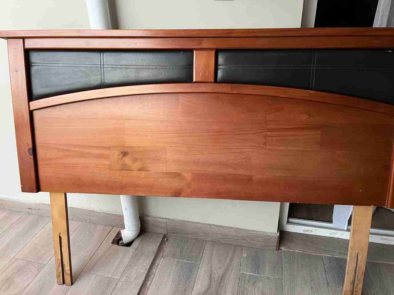 Cabecera de cama madera 2 plazas - miniatura 1