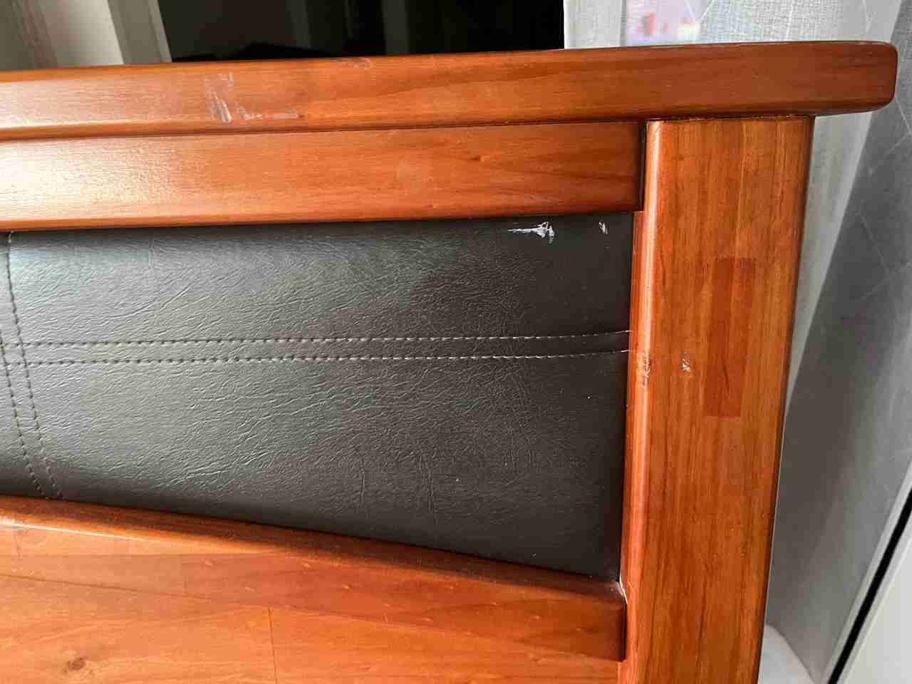 Cabecera de cama madera 2 plazas - miniatura 4