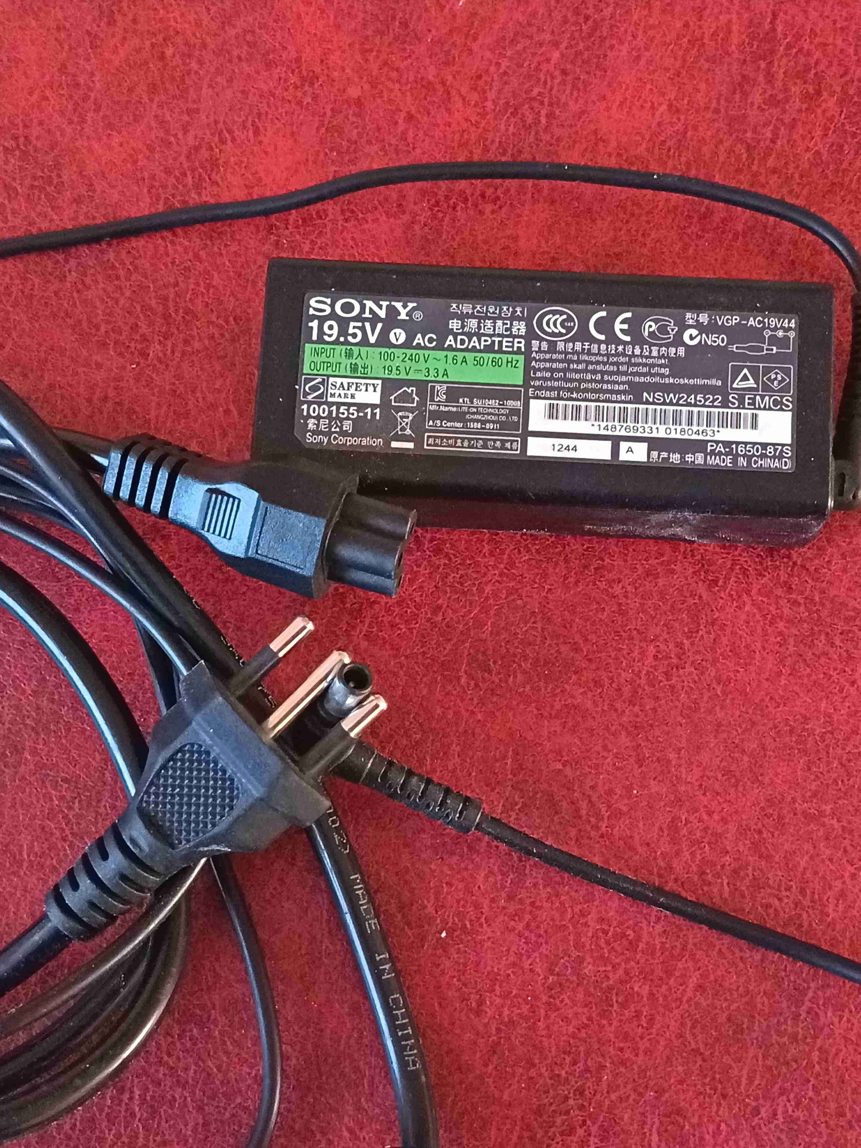 Cargador Vaio, de Sony para laptop - miniatura 7