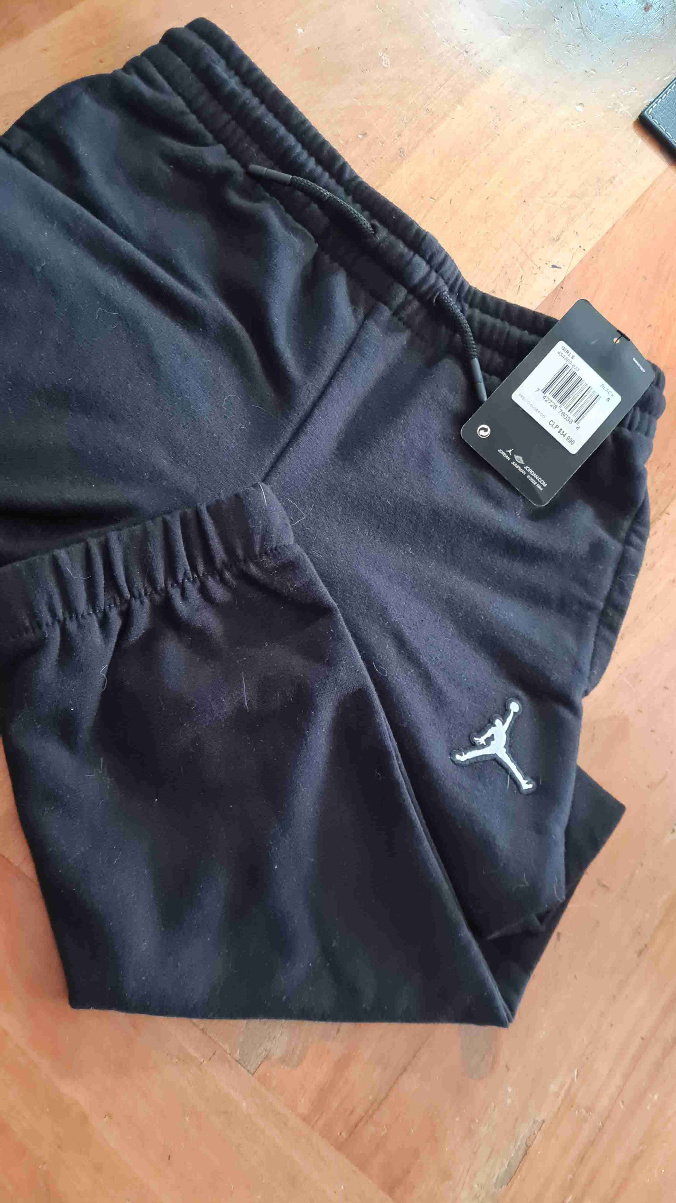 Pantalones deportivos negros talla S niña - miniatura 1