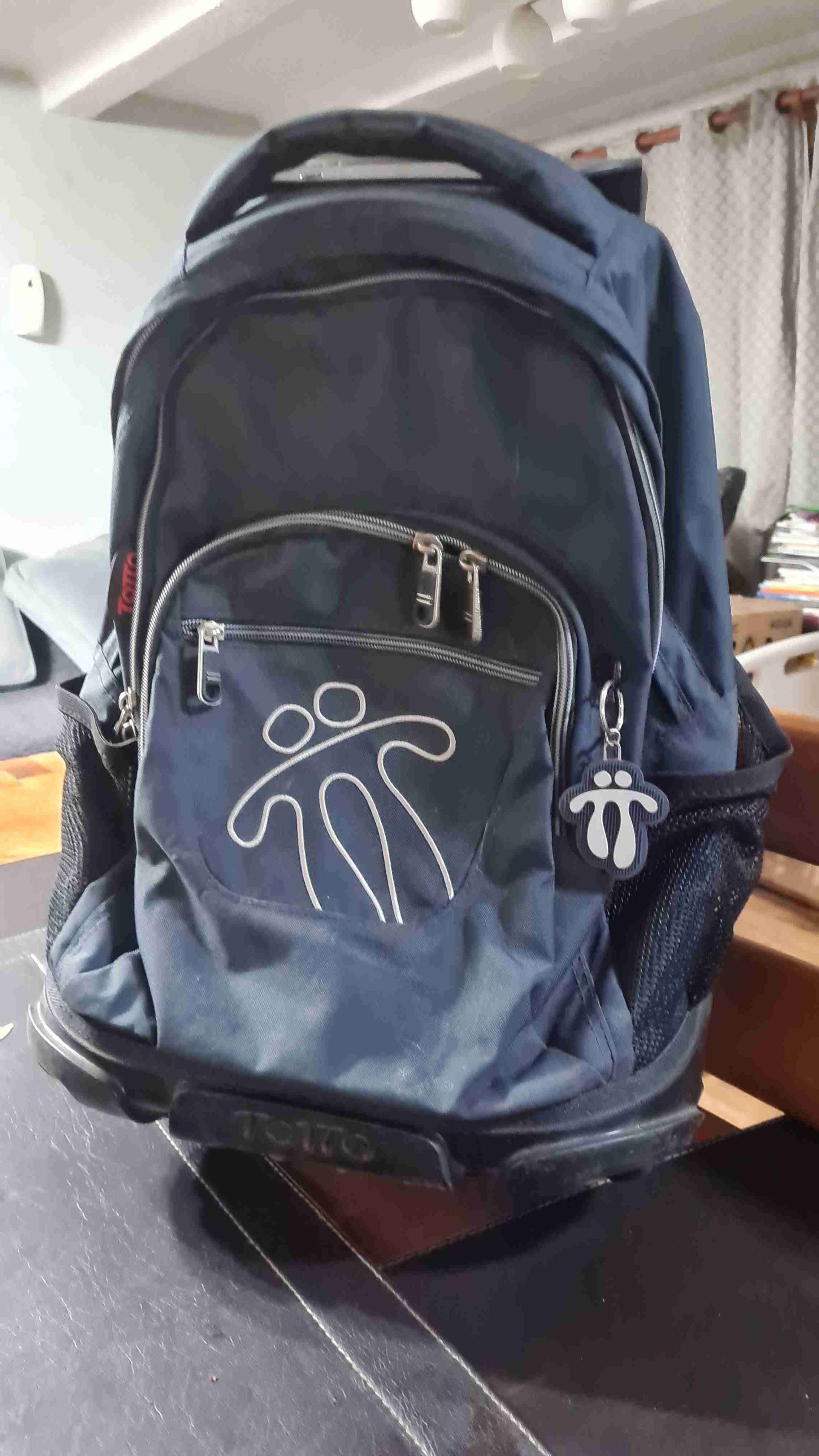 Mochila azul Totto escolar