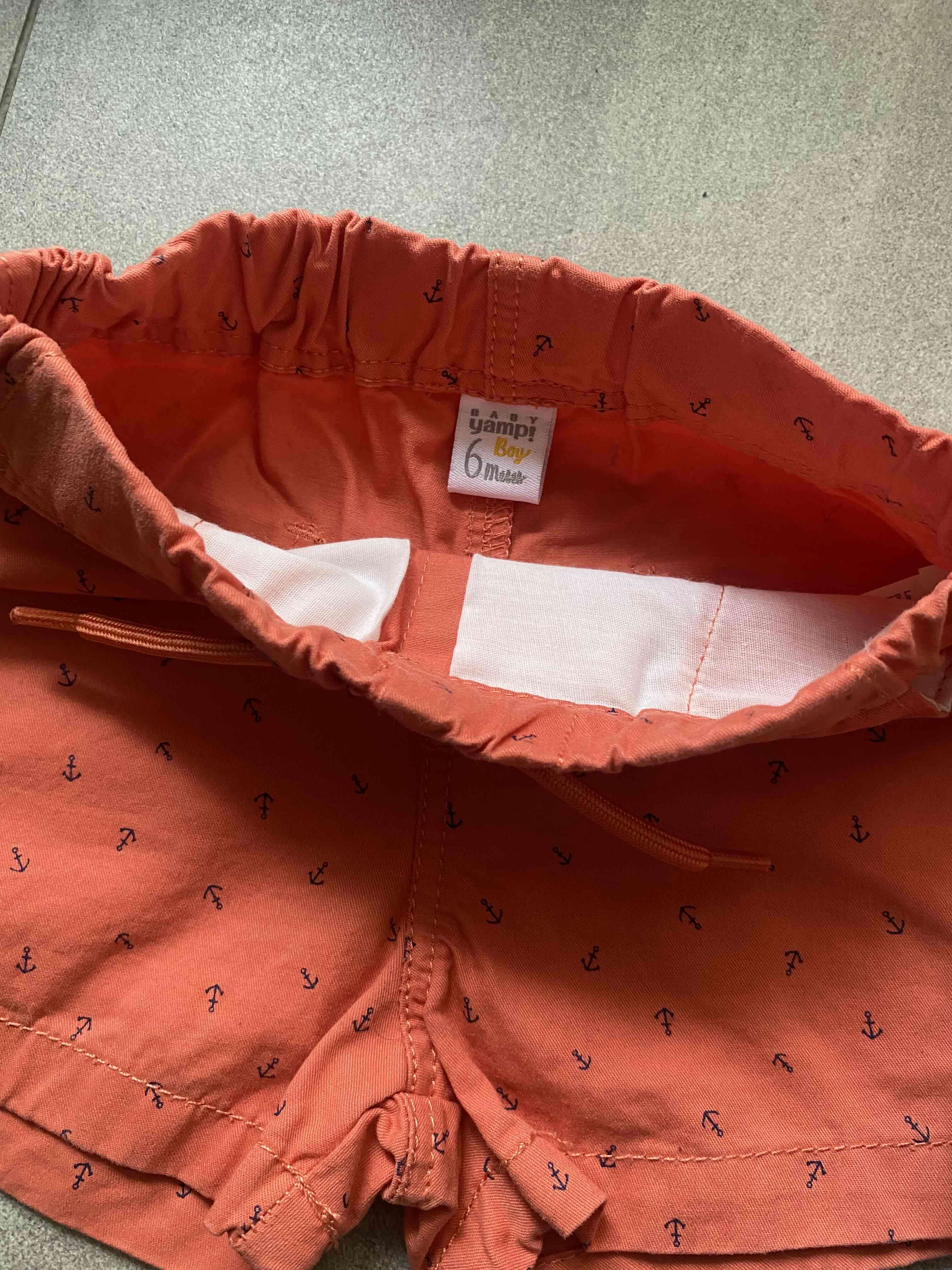 Conjunto niño camisa azul y shorts rojos - miniatura 5