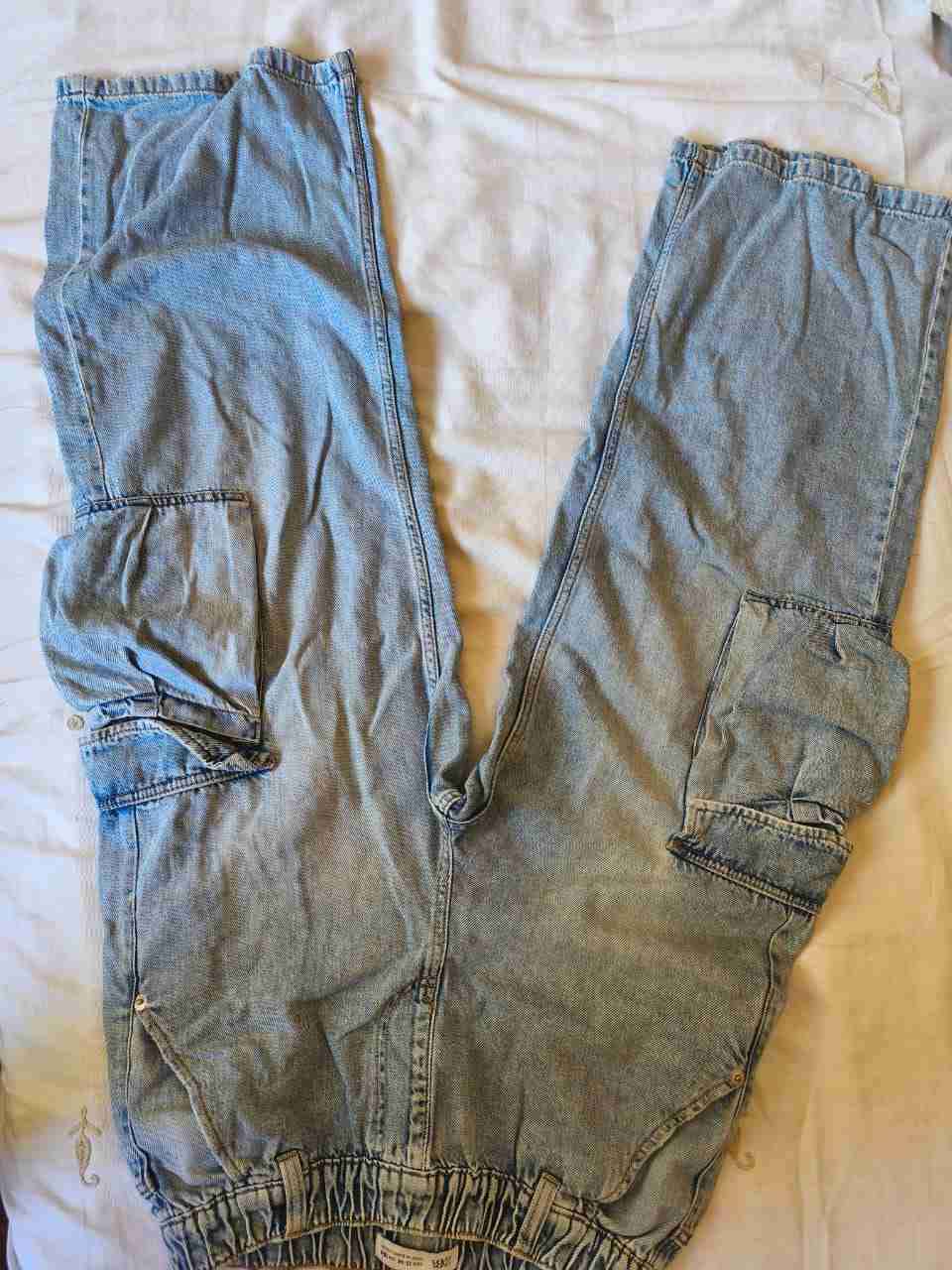 Pantalones de mezclilla claros ZARA talla 13-14 - miniatura 2