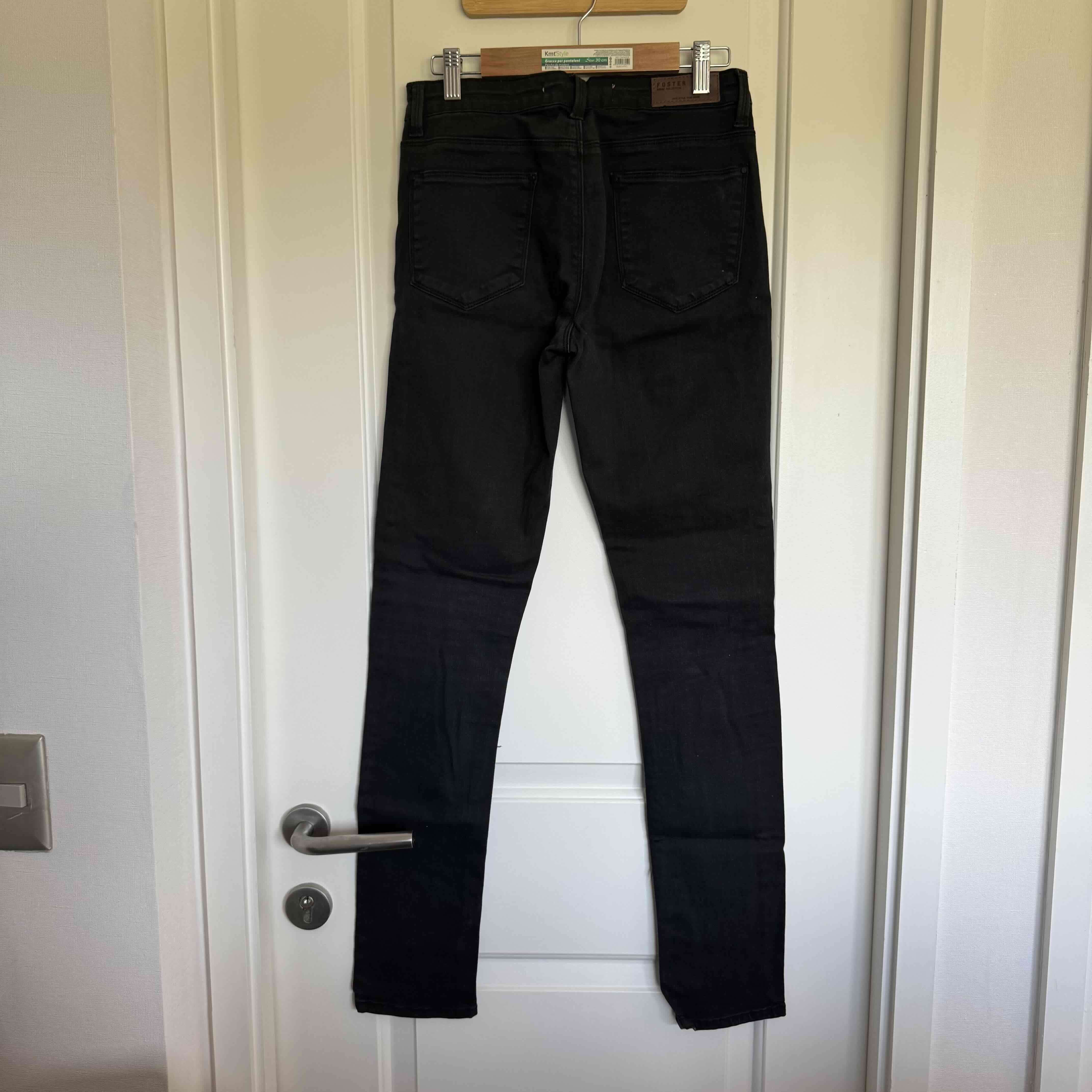 Jeans negros skinny Foster - miniatura 2