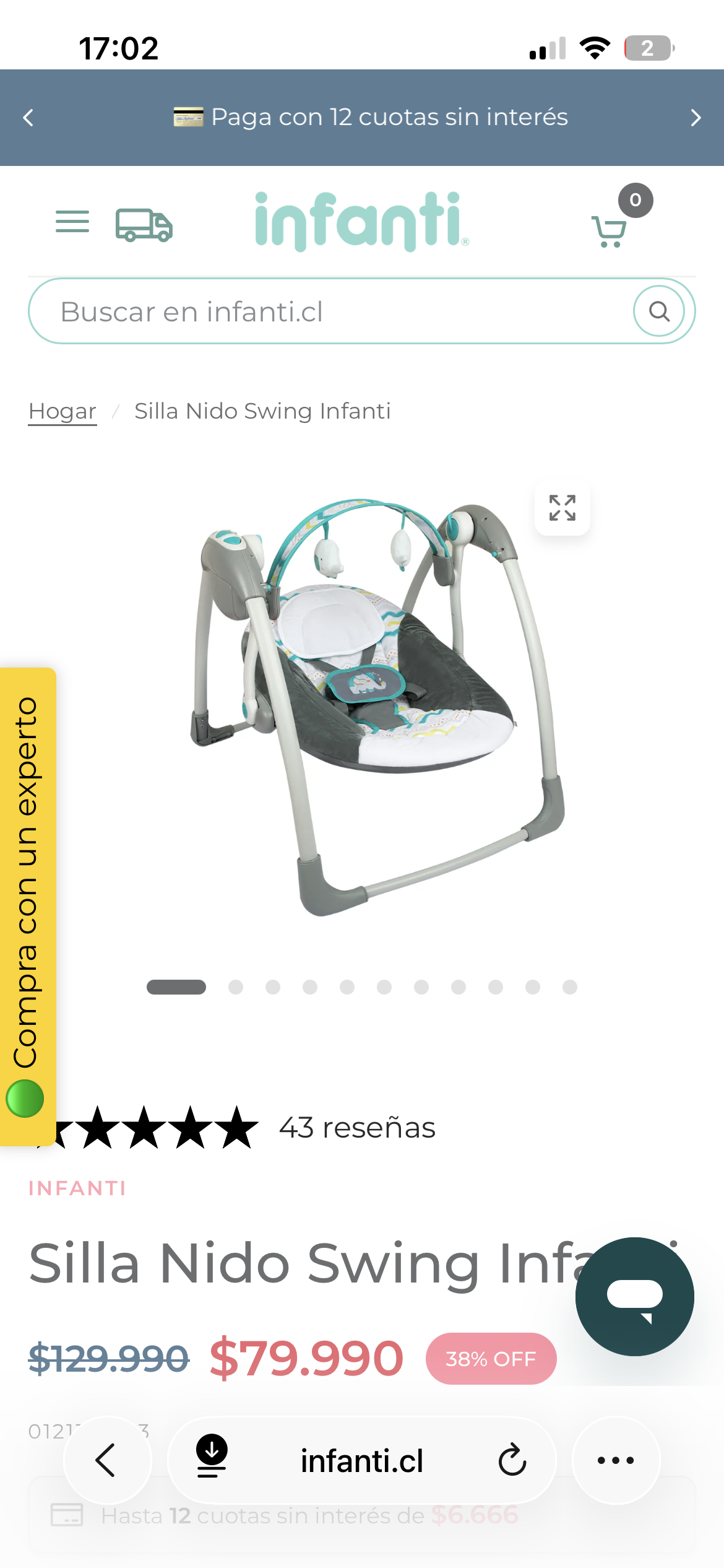 Mecedora bebé Infanti - miniatura 5