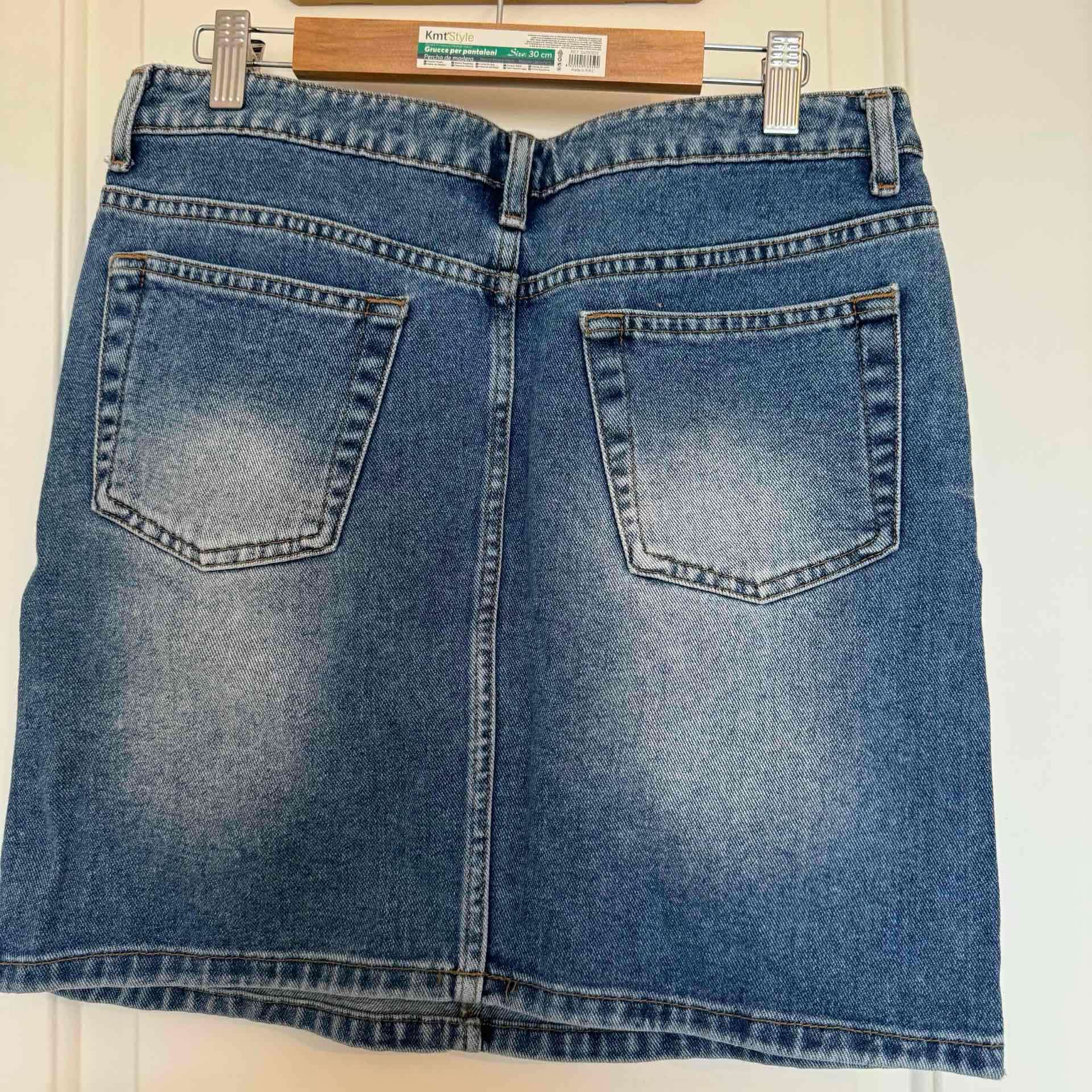 Falda de mezclilla azul - miniatura 2