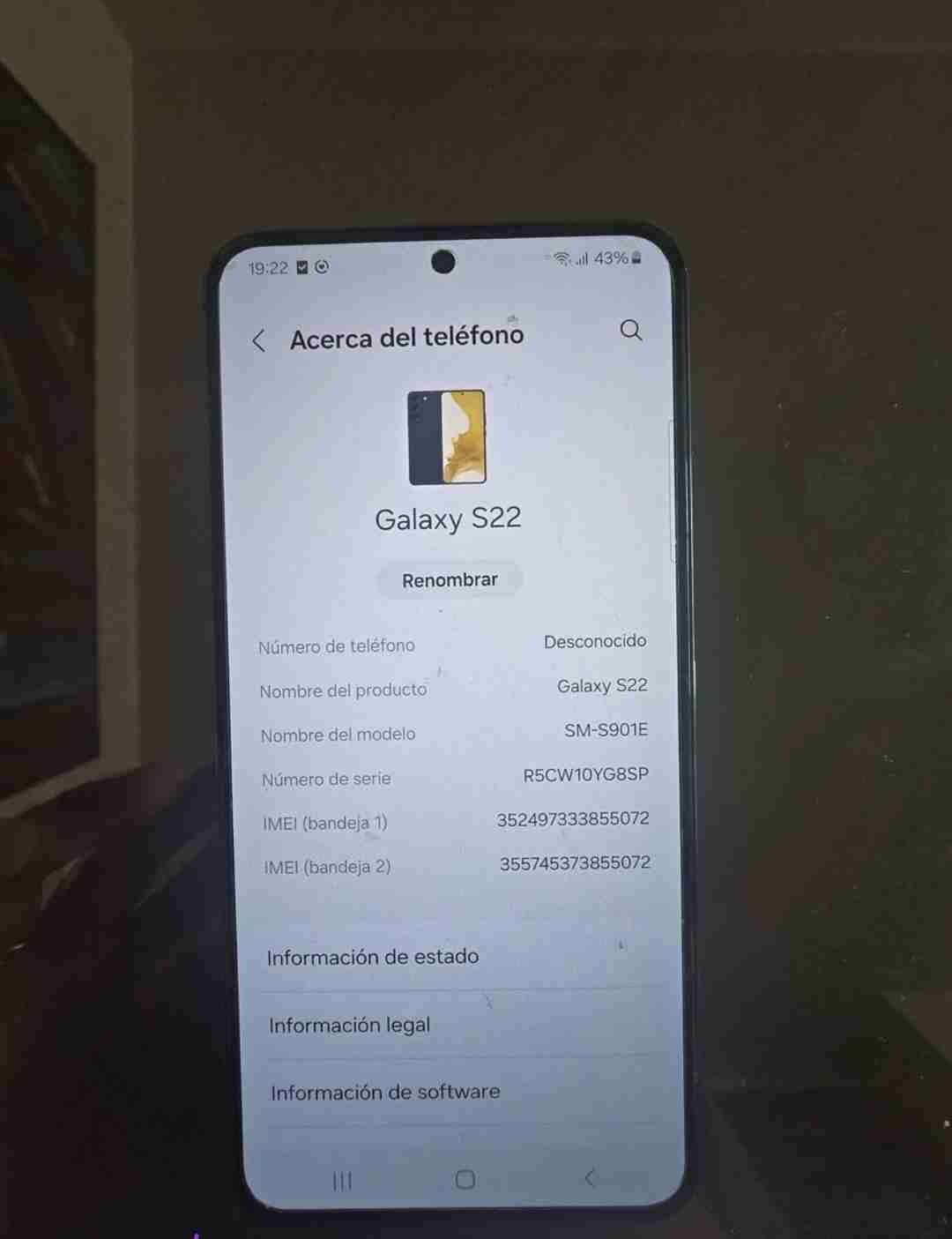 📱 Samsung Galaxy S22 – 256 GB✨ En perfecto estado - miniatura 3