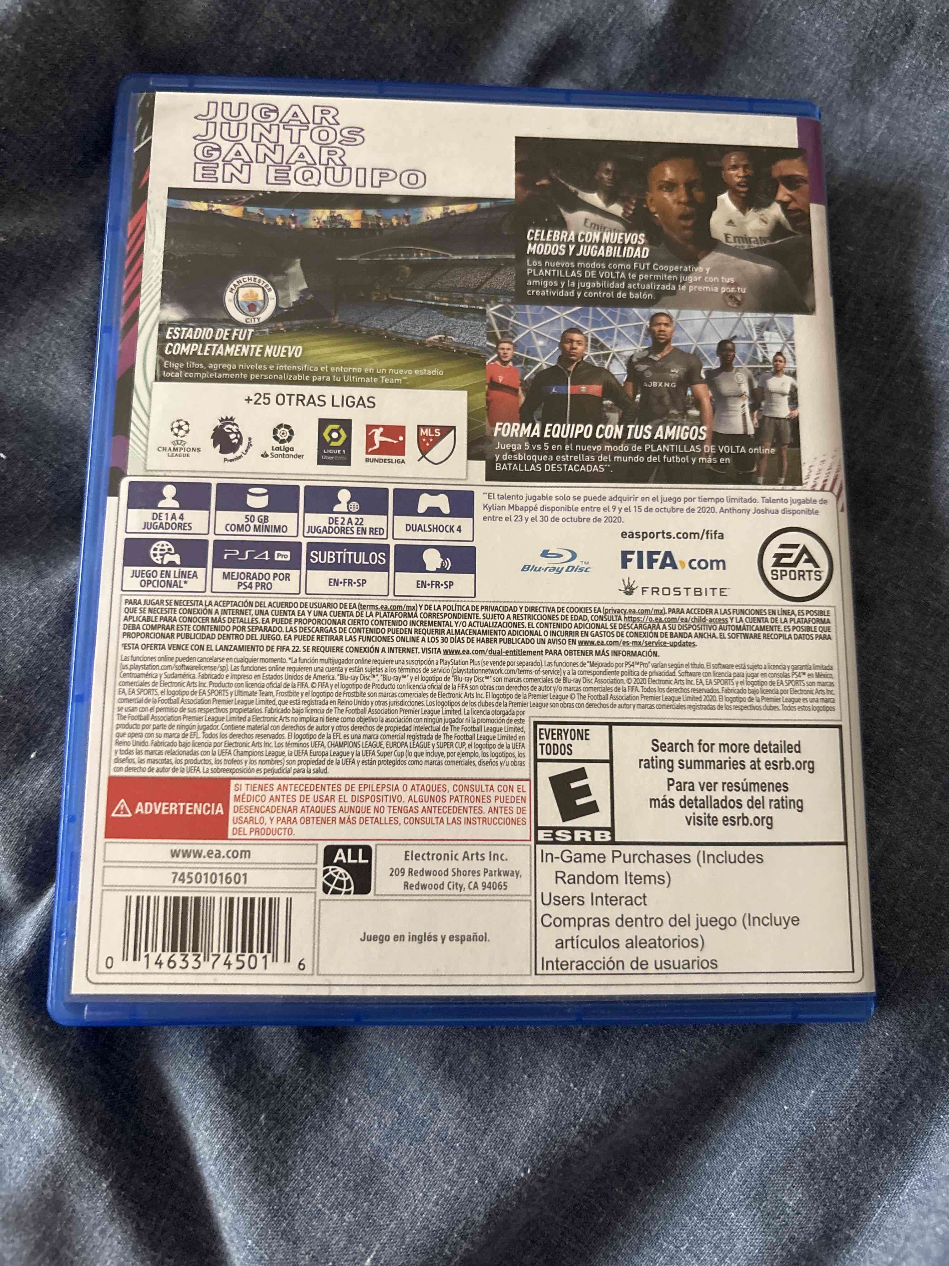 Juego PS4 FIFA 21 - miniatura 2