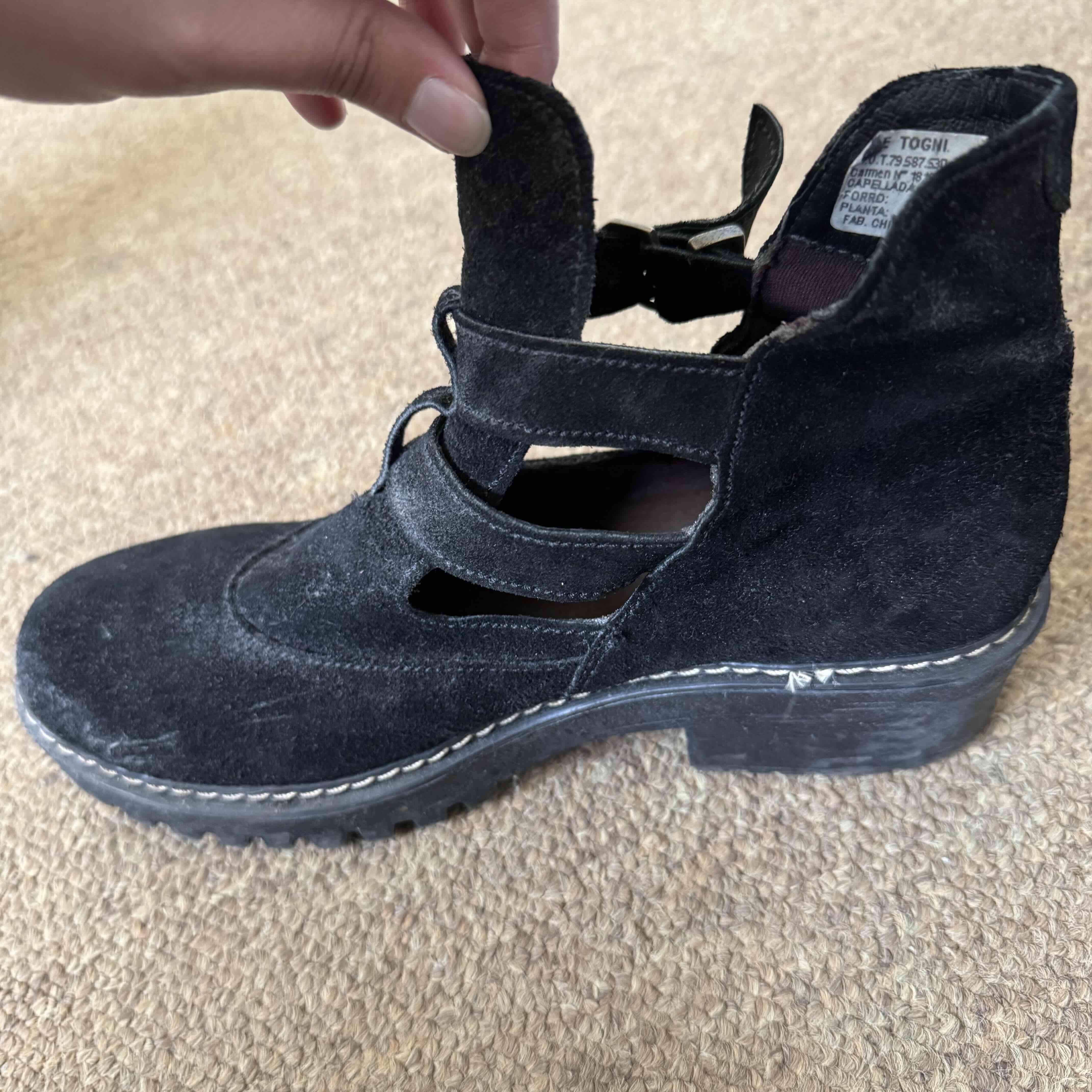 Botines negros de gamuza - miniatura 3