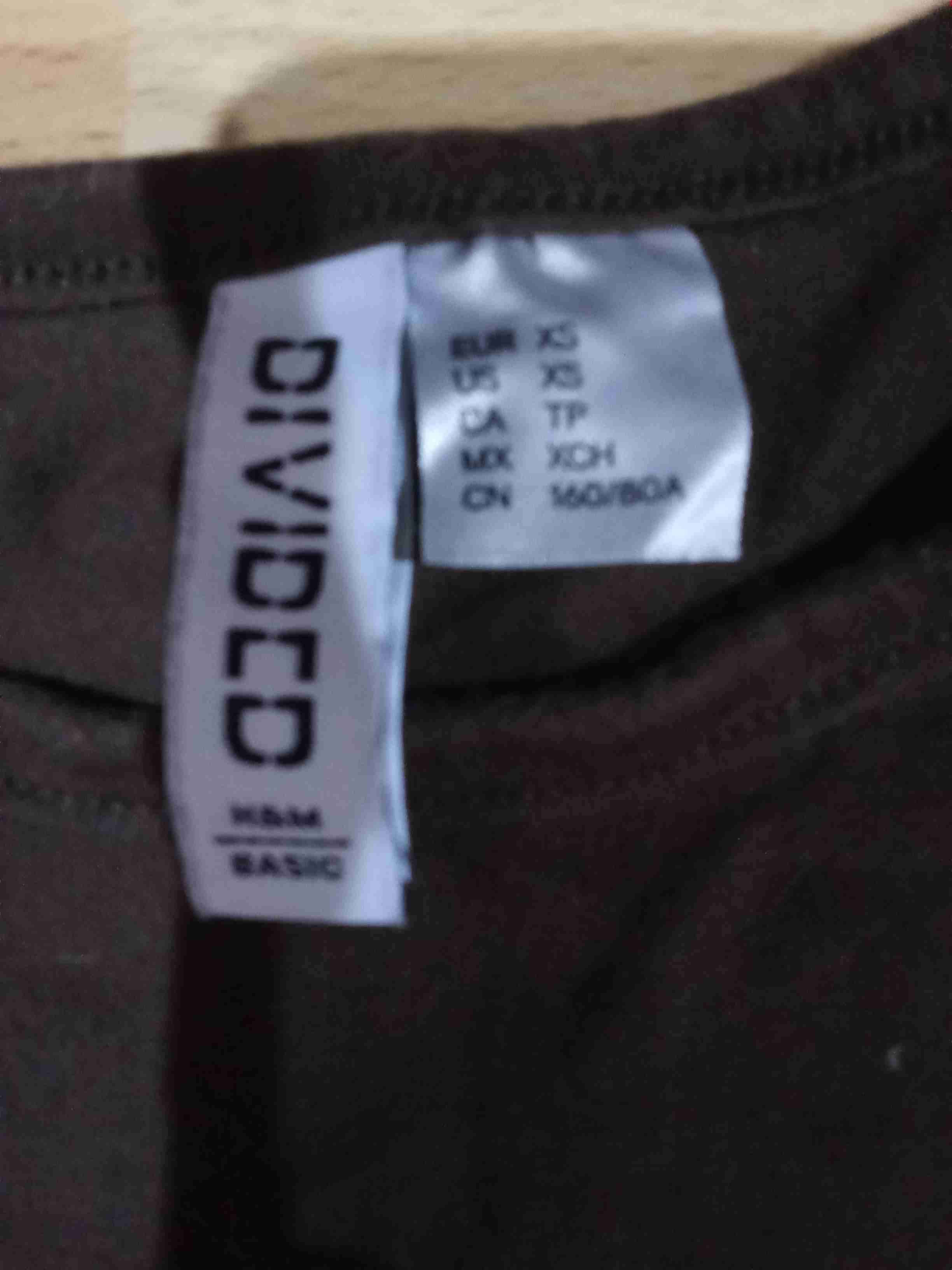 Polera marrón básica talla xs h&m - miniatura 2