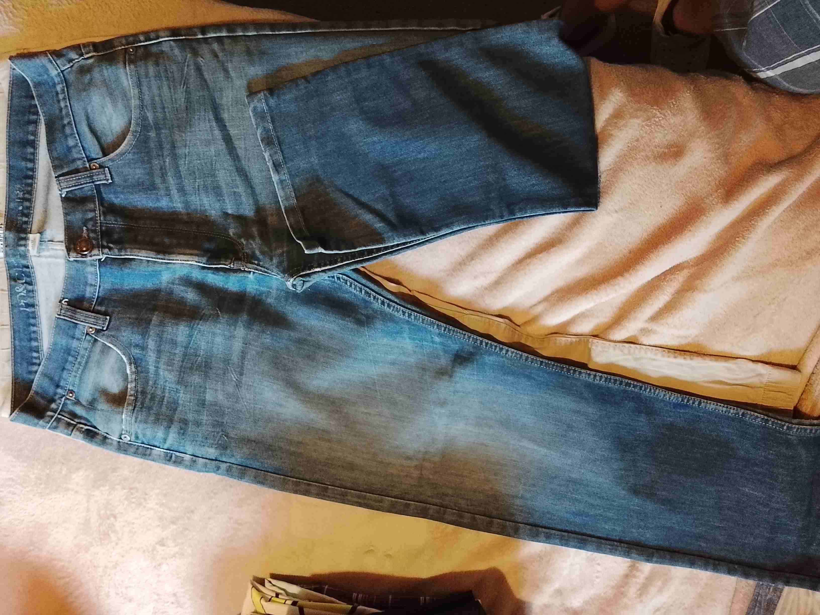 Pantalón cargo beige hombre - miniatura 2