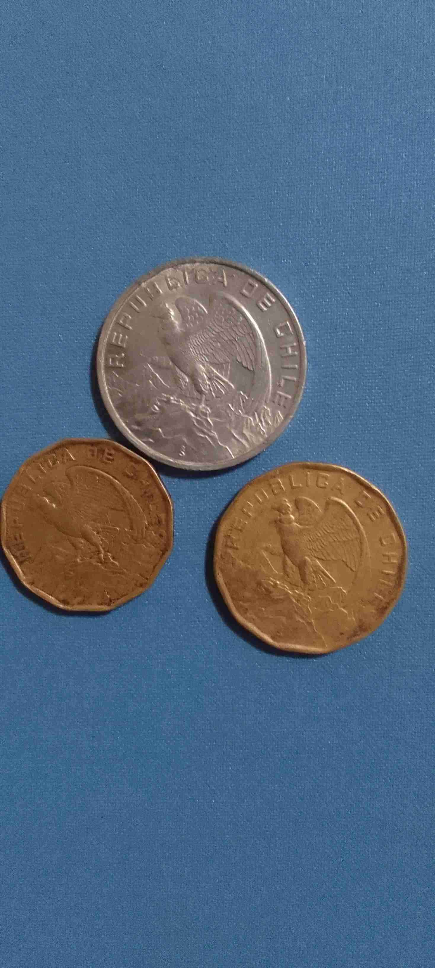 Monedas Chile serie de 1974 - miniatura 2