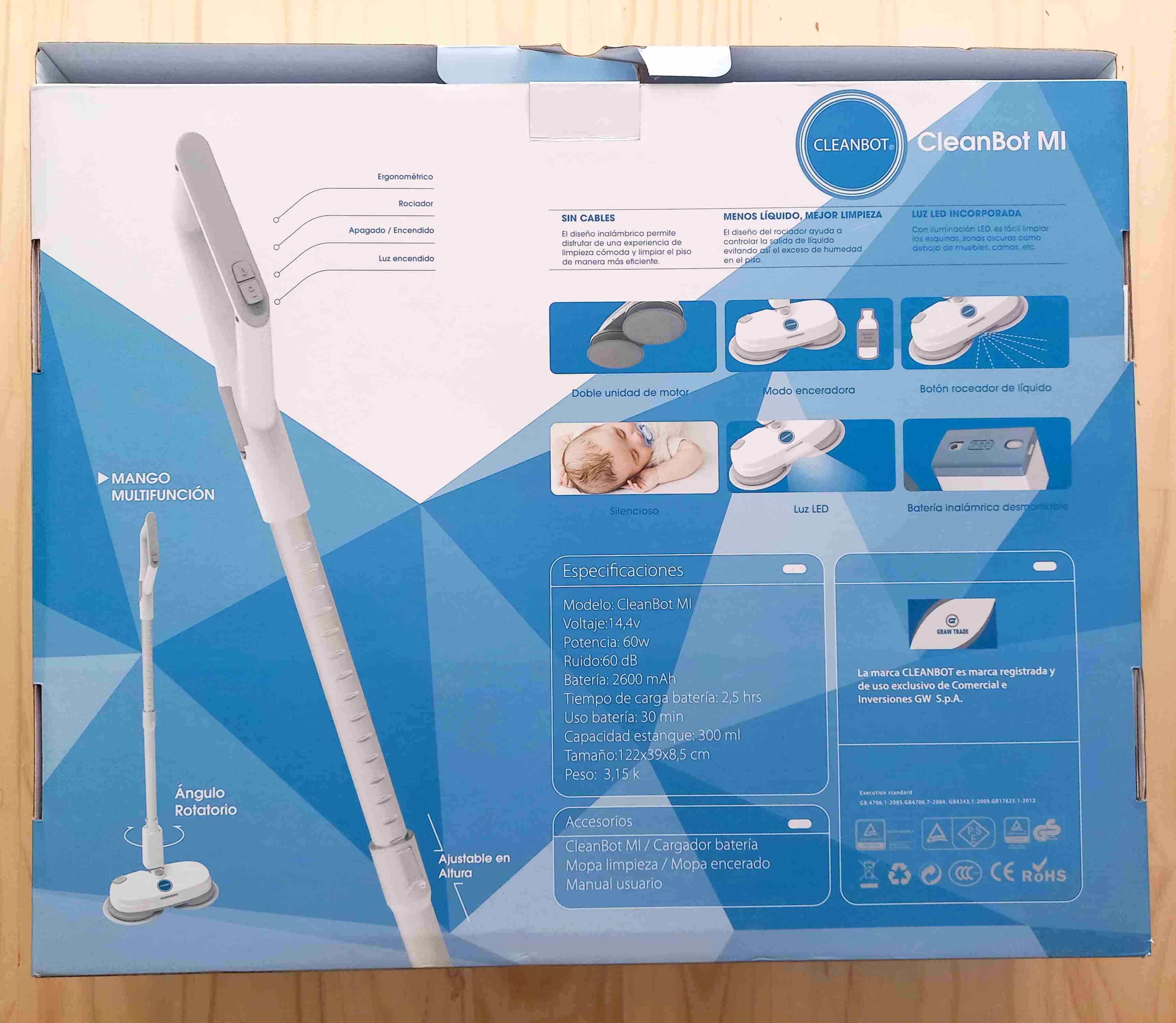Mopeadora inalámbrica Cleanbot - miniatura 2