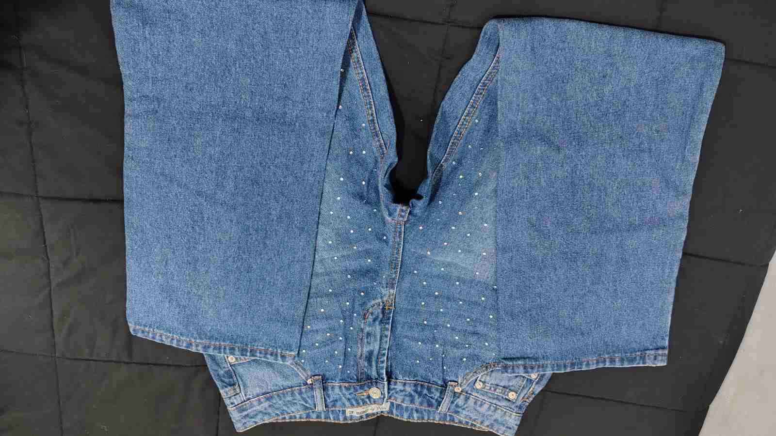 Jeans azul con aplicaciones - miniatura 3