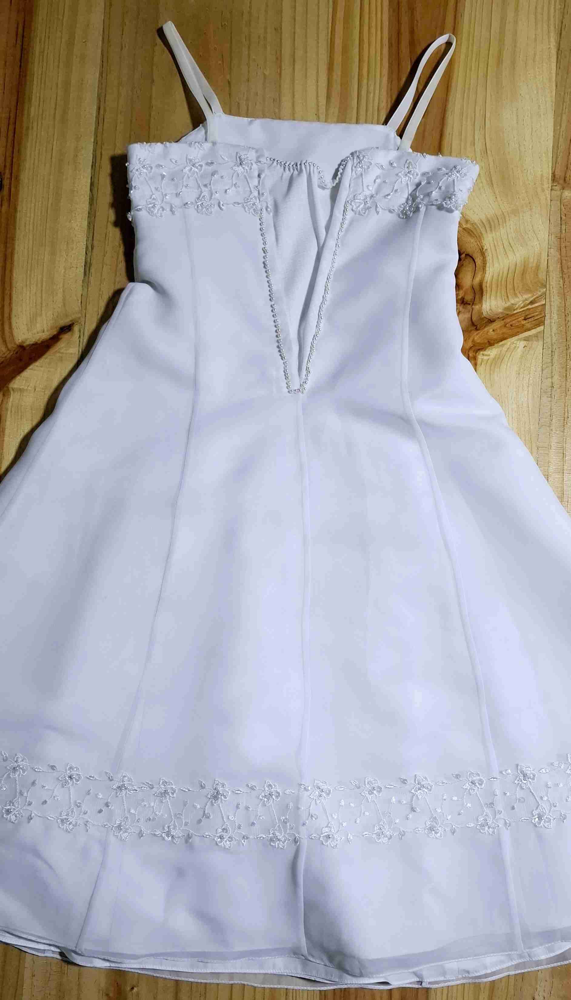 Vestido blanco con chaqueta elegante - miniatura 5