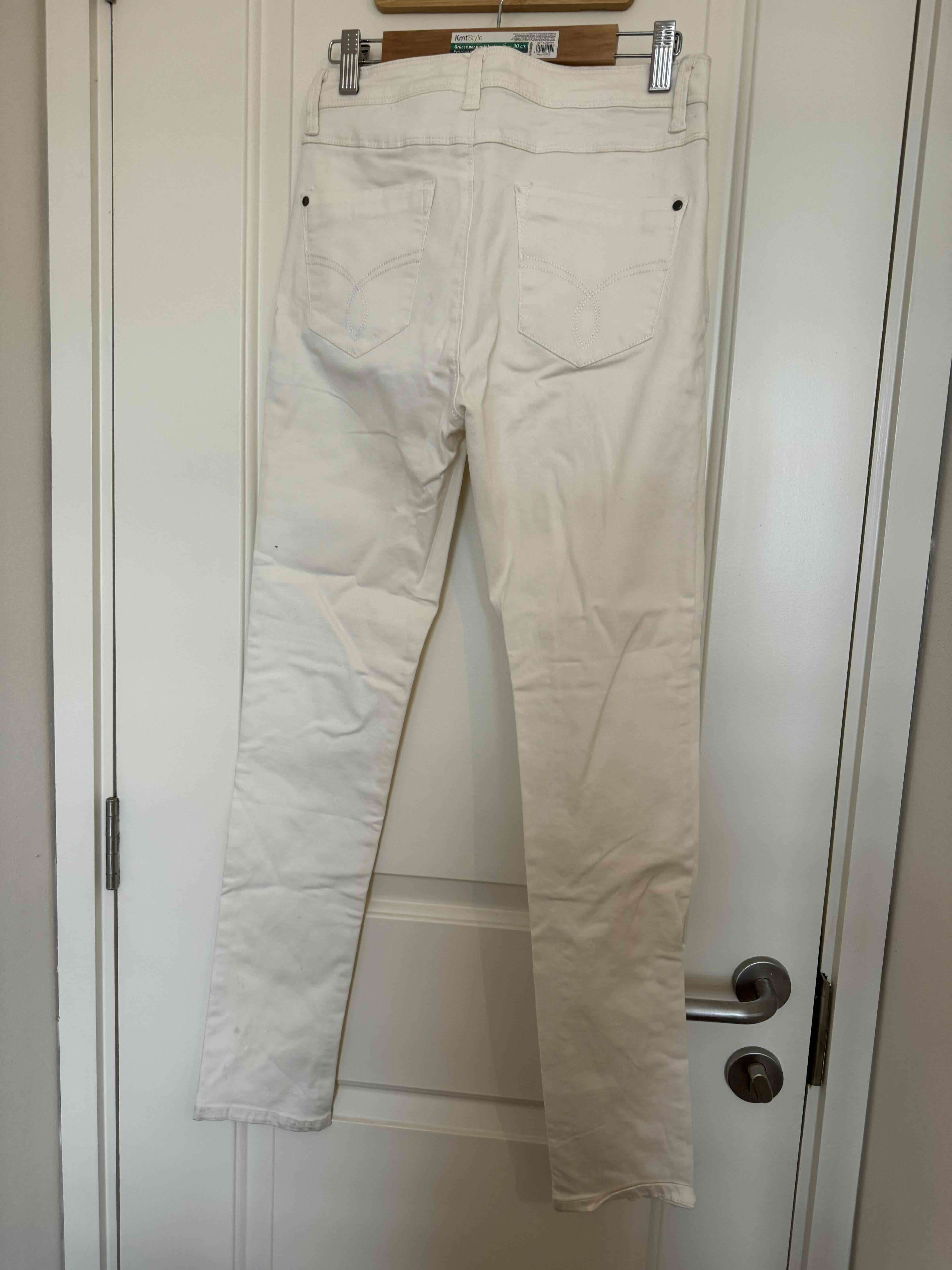 Jeans blancos nuevos con etiqueta - miniatura 2