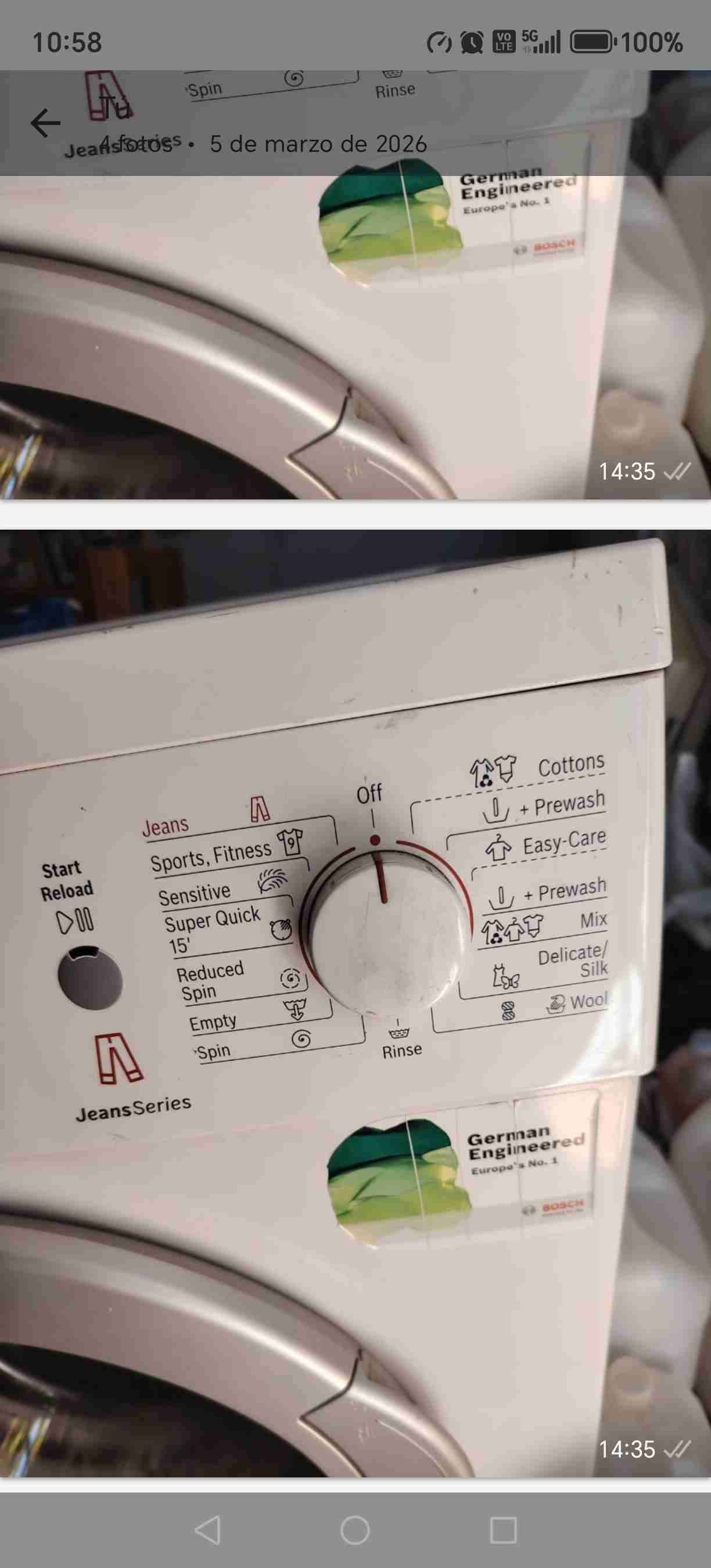 Lavadora Bosch Maxx 7 VarioPerfect - miniatura 5