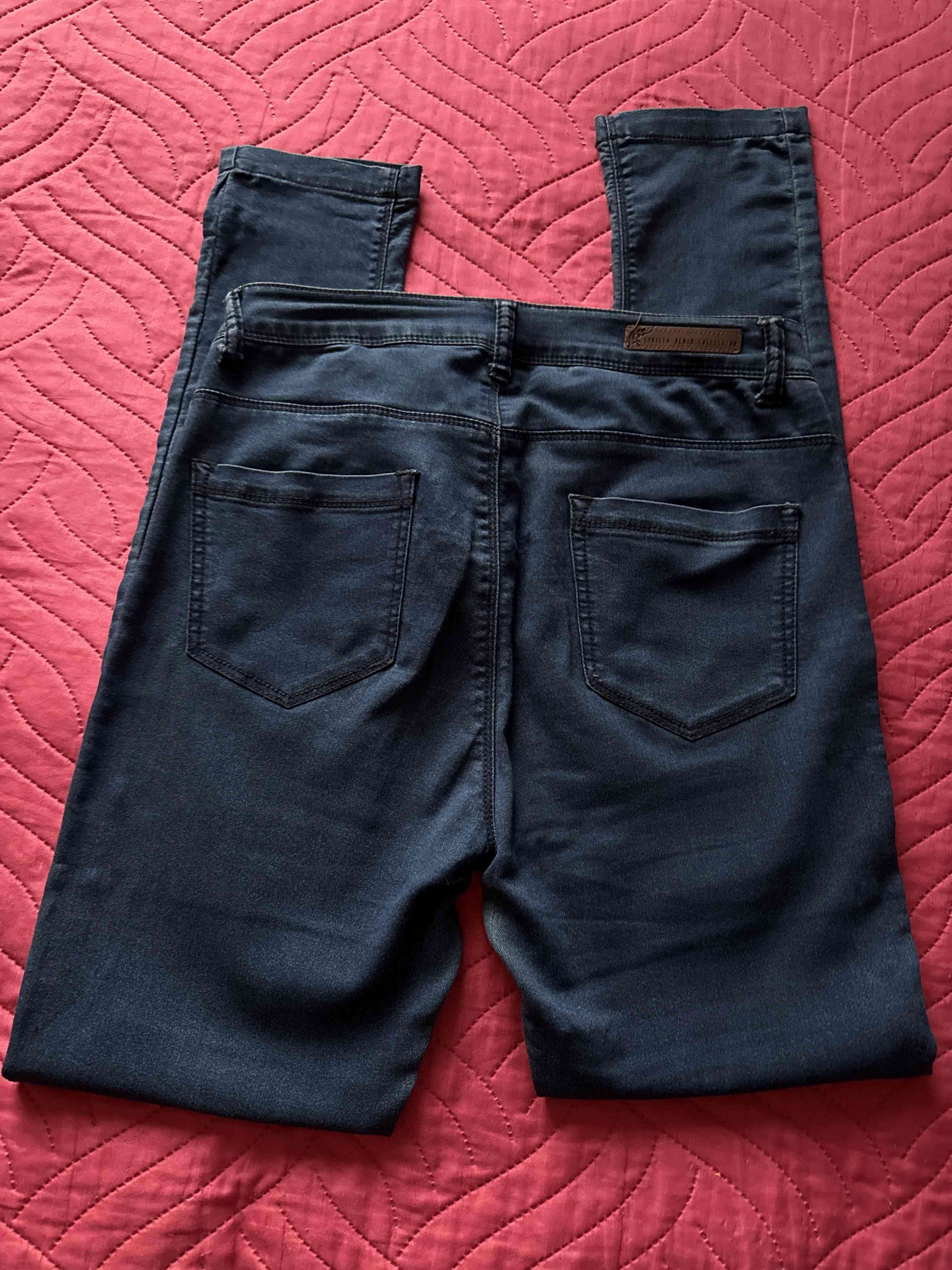 Jeans azul tiro alto - miniatura 3