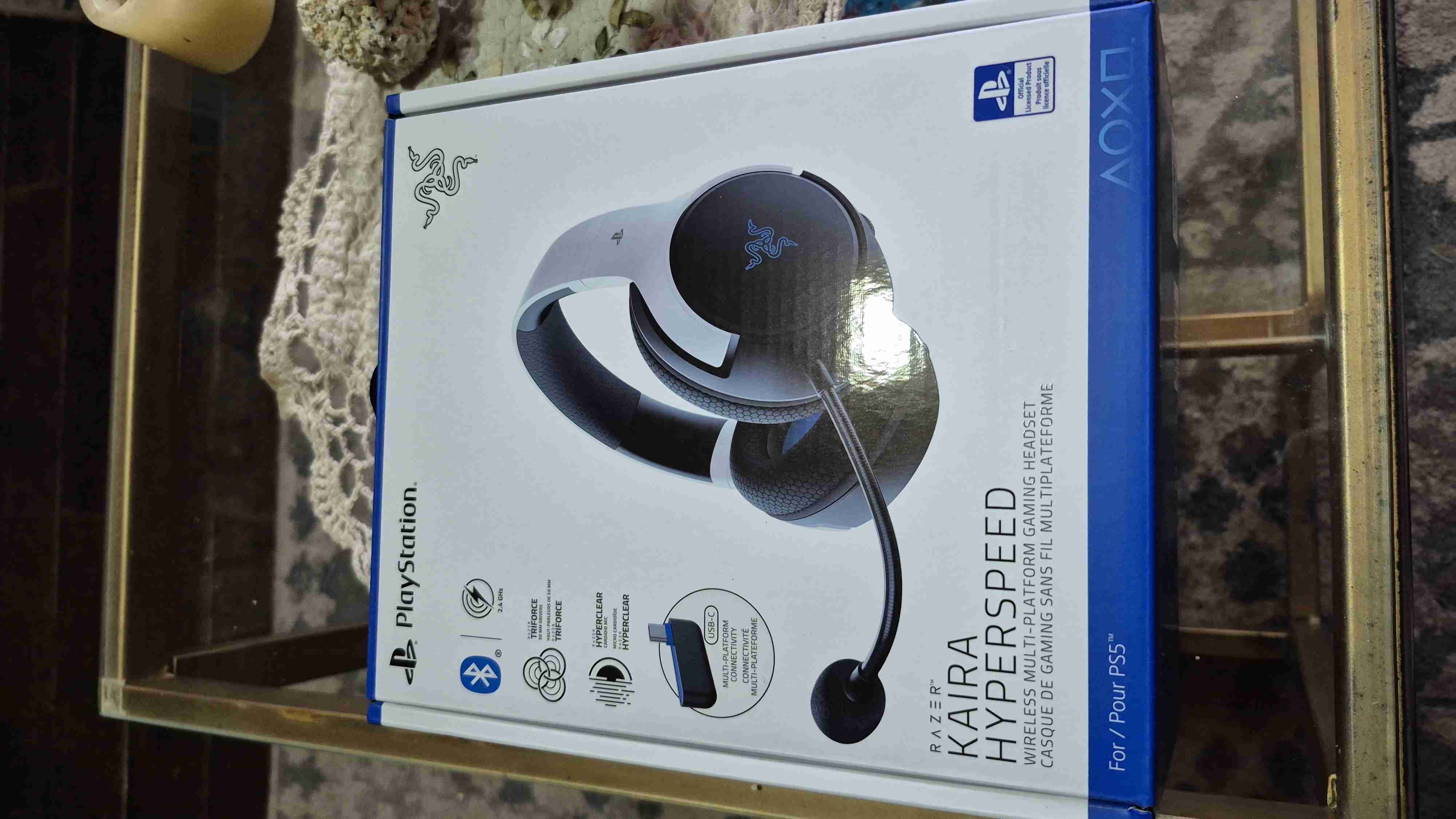 Audífonos Razer Kaira Hyperspeed PS5 - miniatura 1