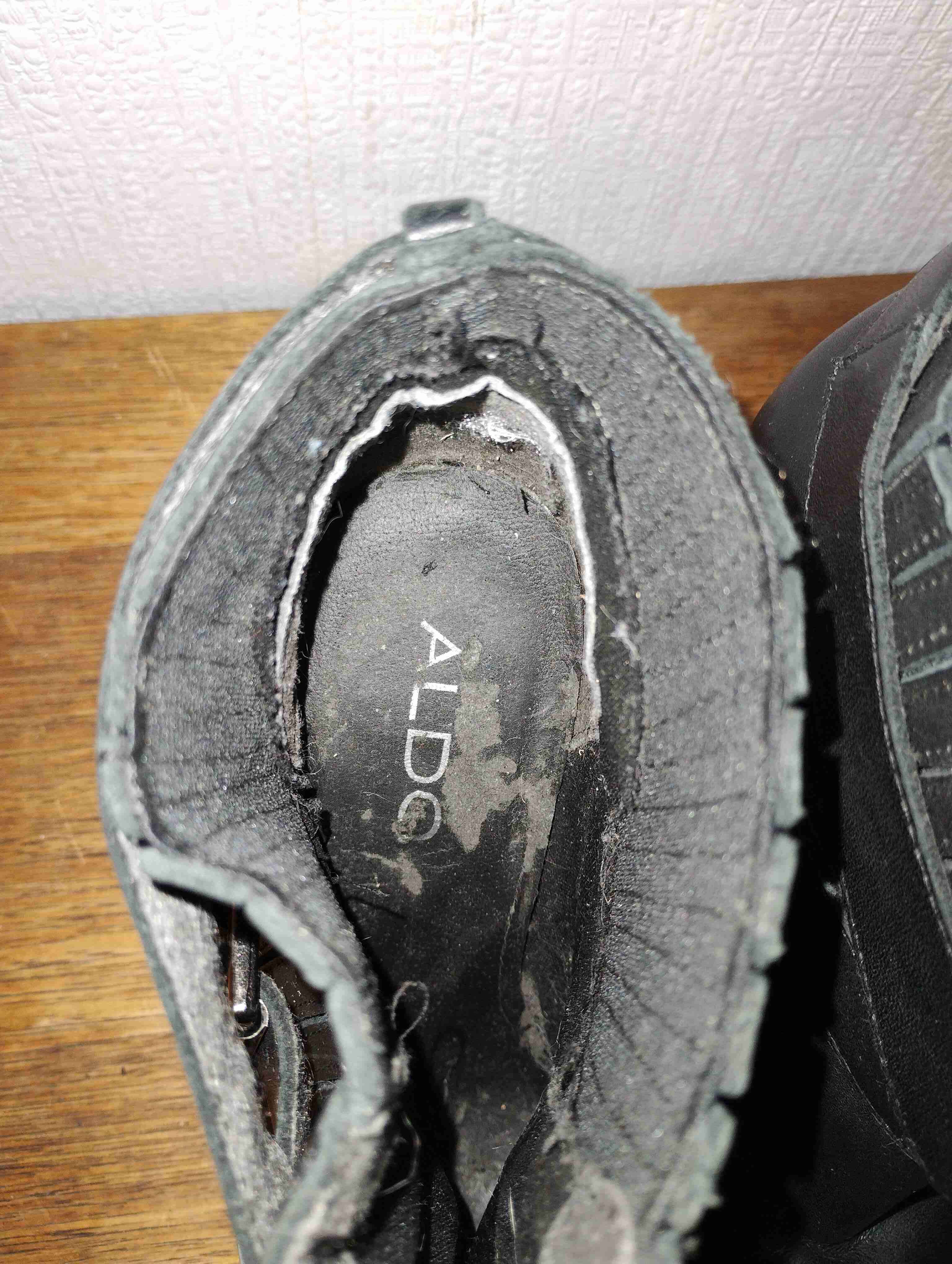 Botines de cuero negro Aldo - miniatura 5