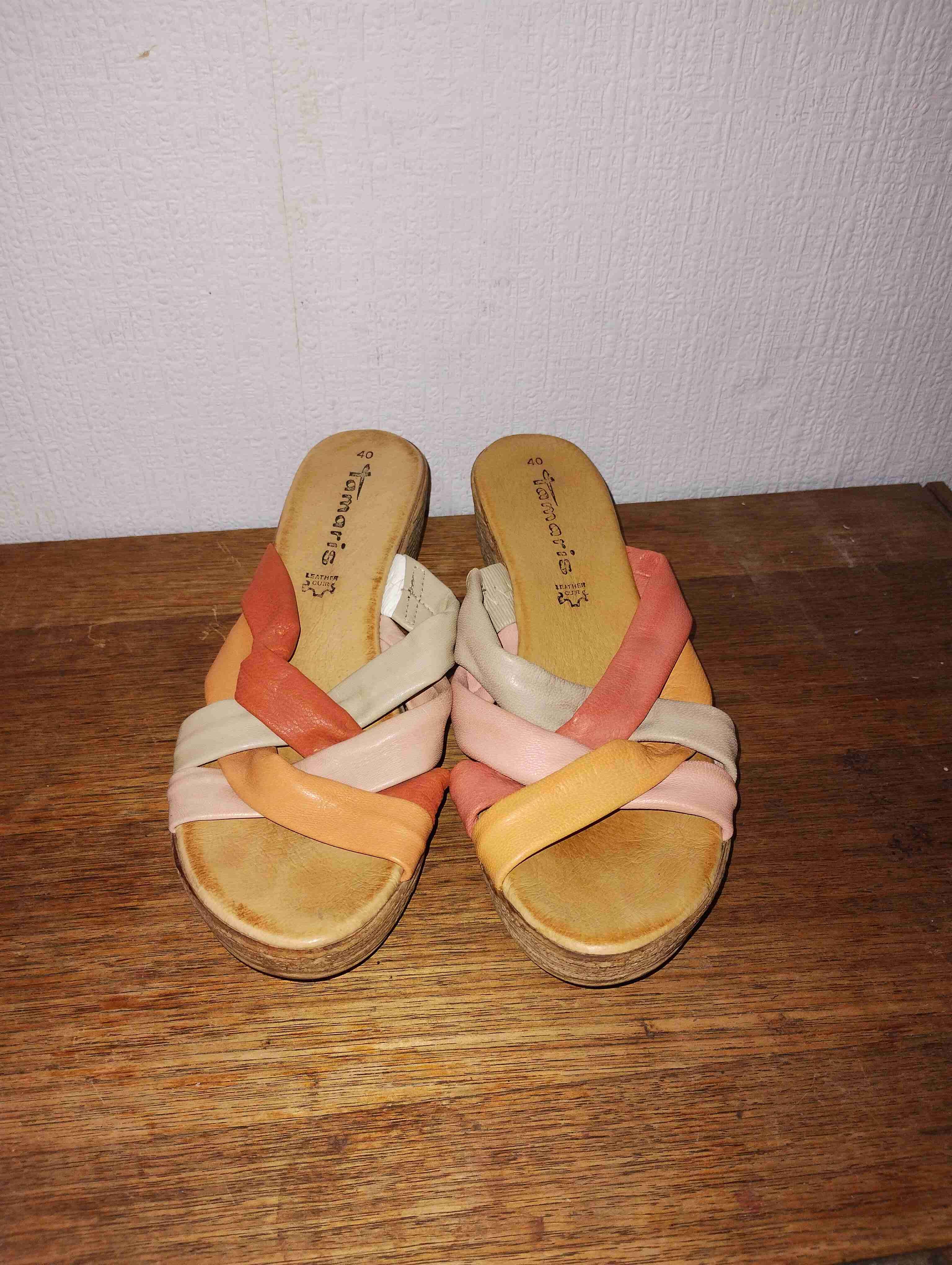 Sandalias plataforma multicolor - miniatura 2