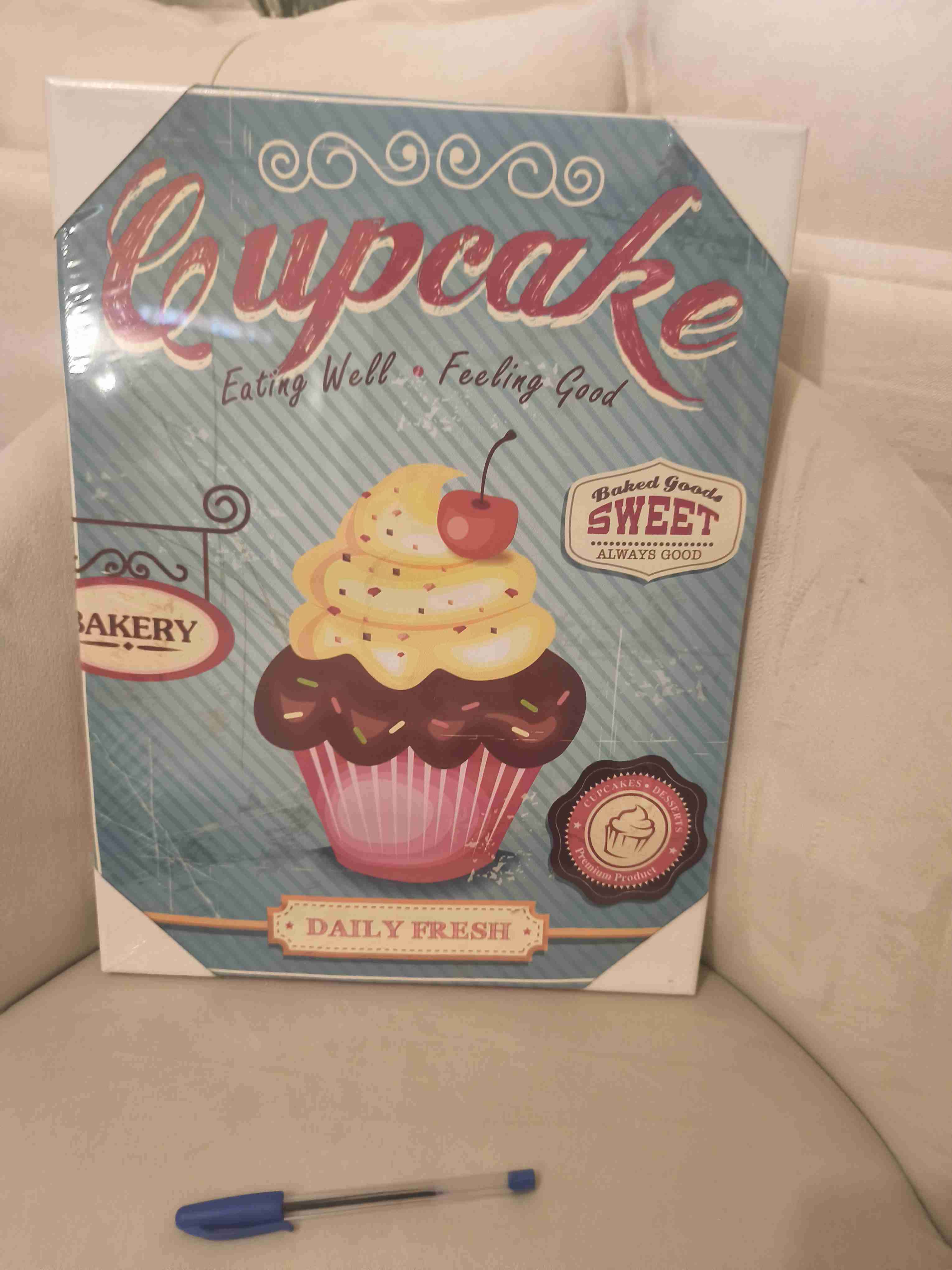 Cuadro decorativo de cupcake - miniatura 2