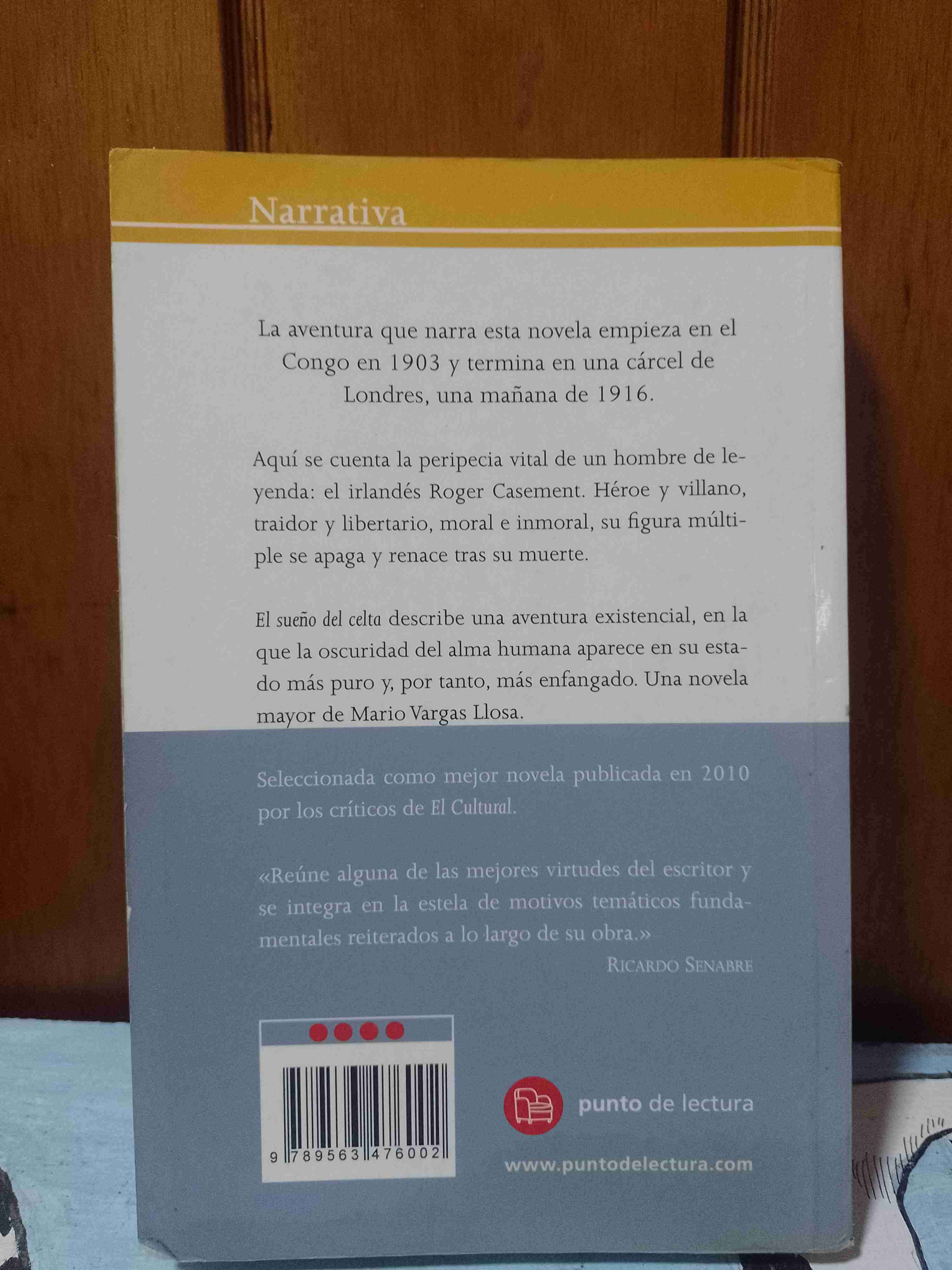 Libro 'El sueño del celta' Vargas Llosa - miniatura 2