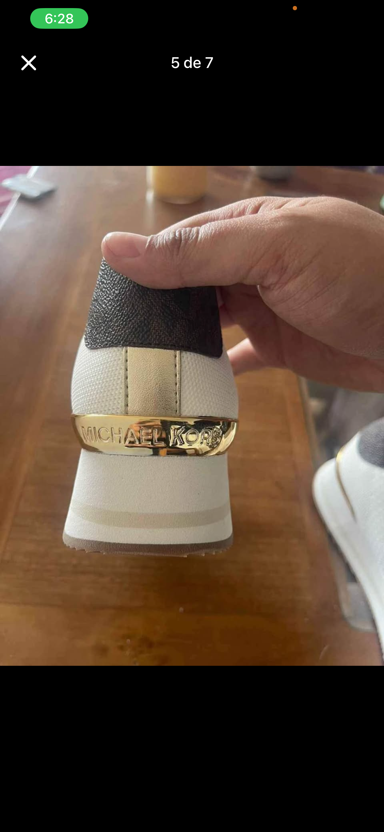 Zapatillas blancas marca Michael kors oriniales - miniatura 5