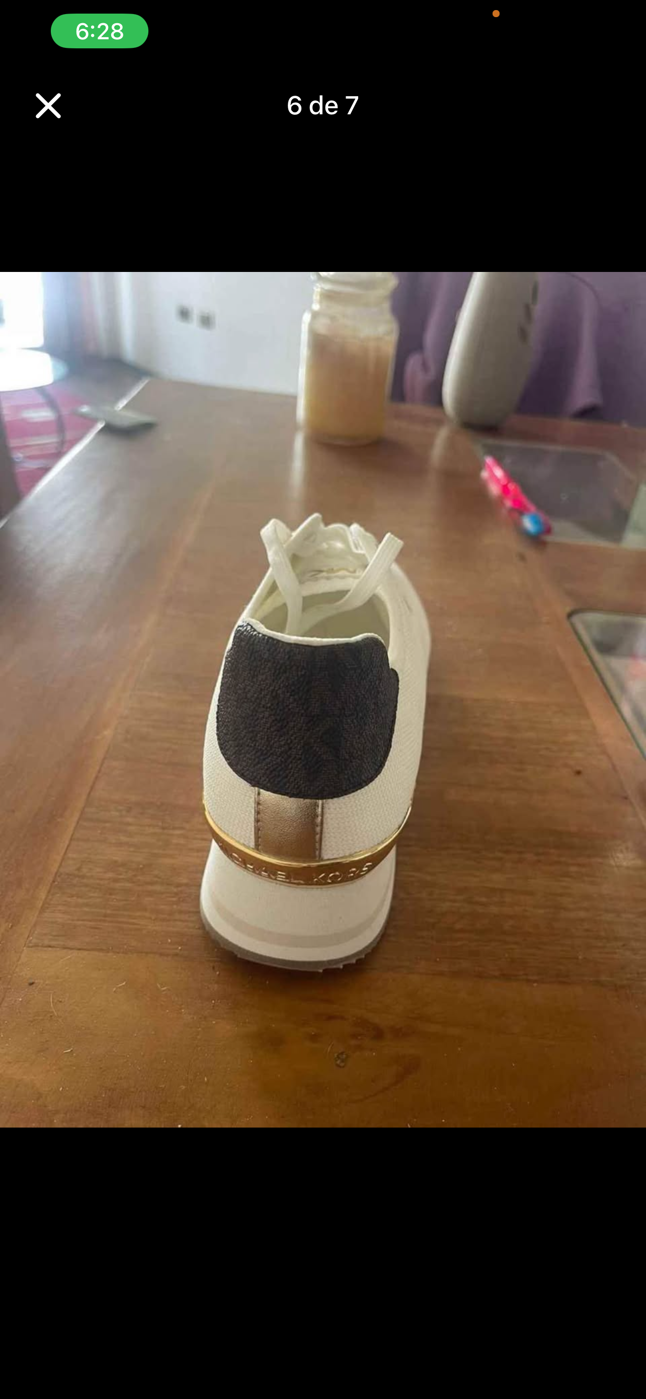 Zapatillas blancas marca Michael kors oriniales - miniatura 6