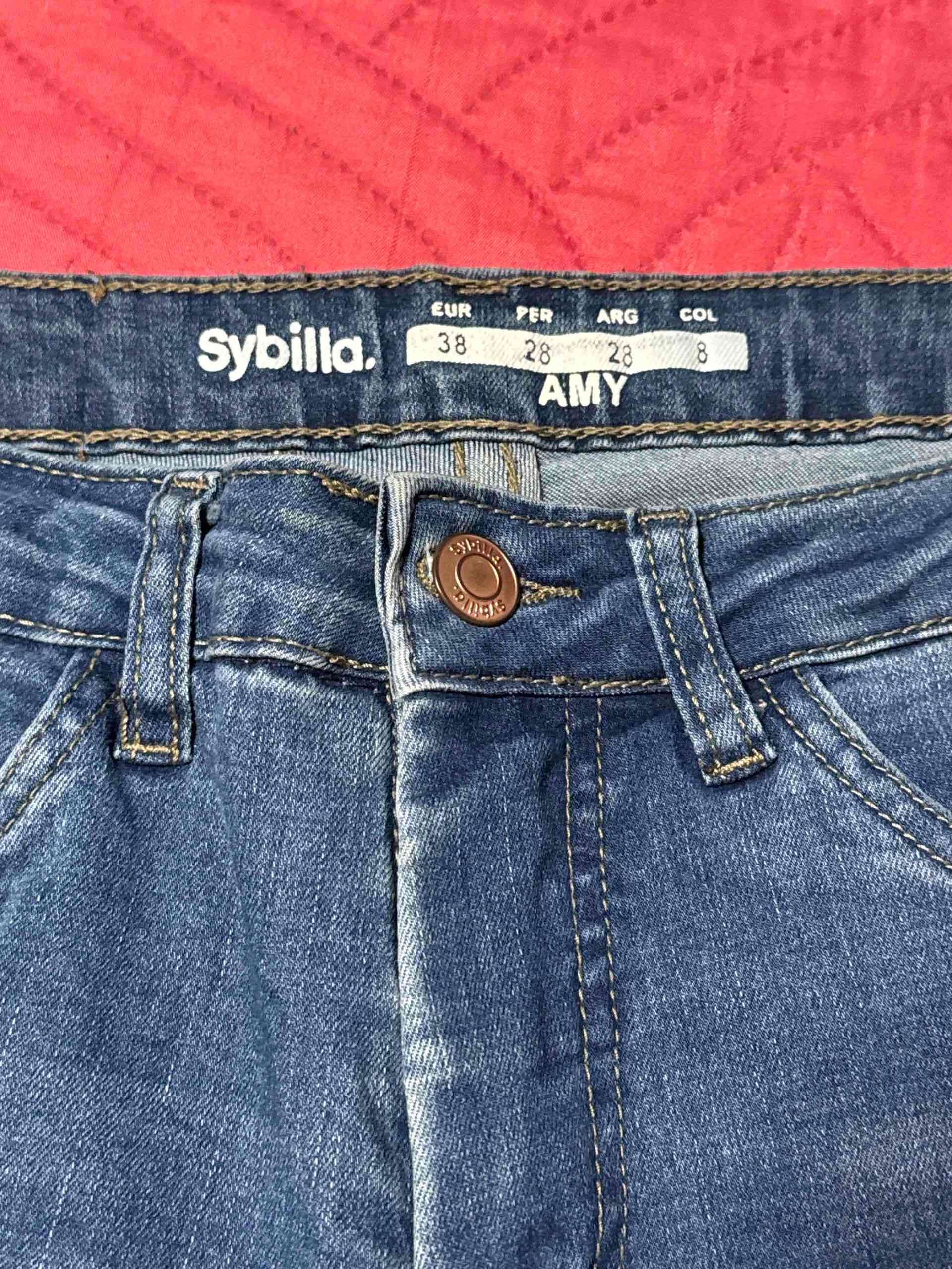 Jeans azul desgastados Sybilla - miniatura 5