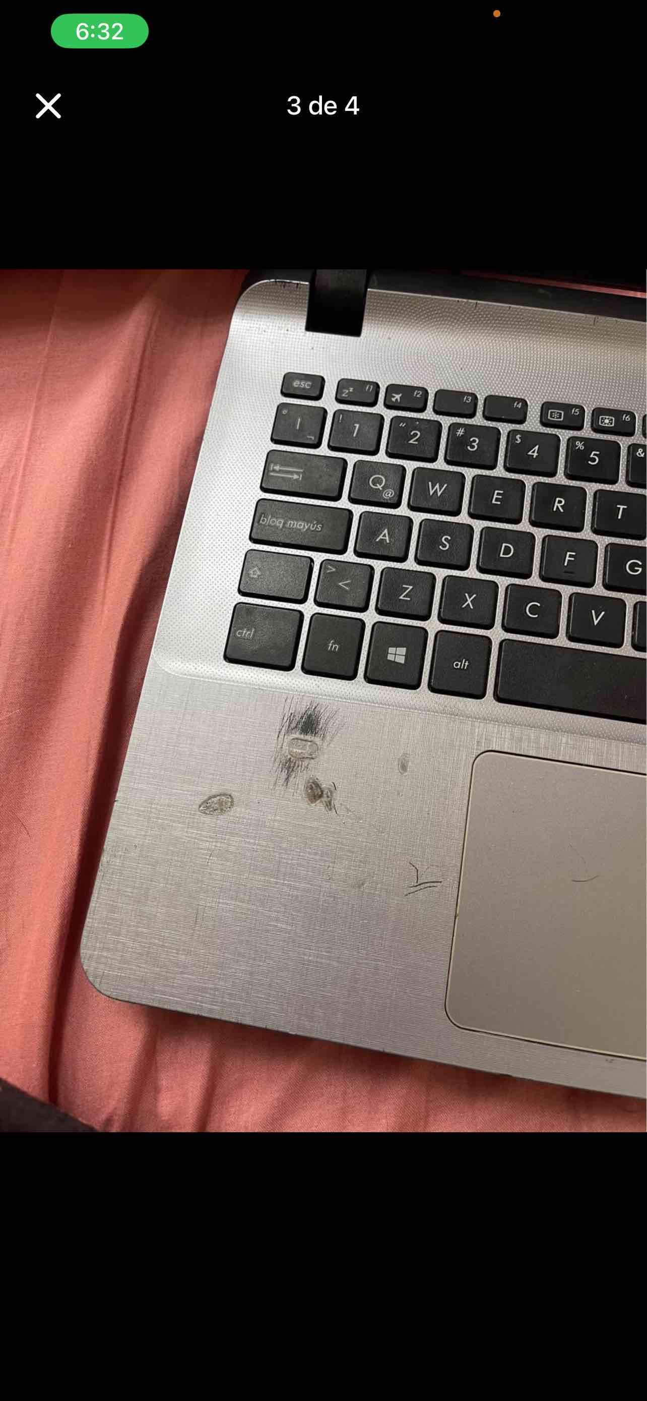 Laptop ASUS plateada usada - miniatura 2