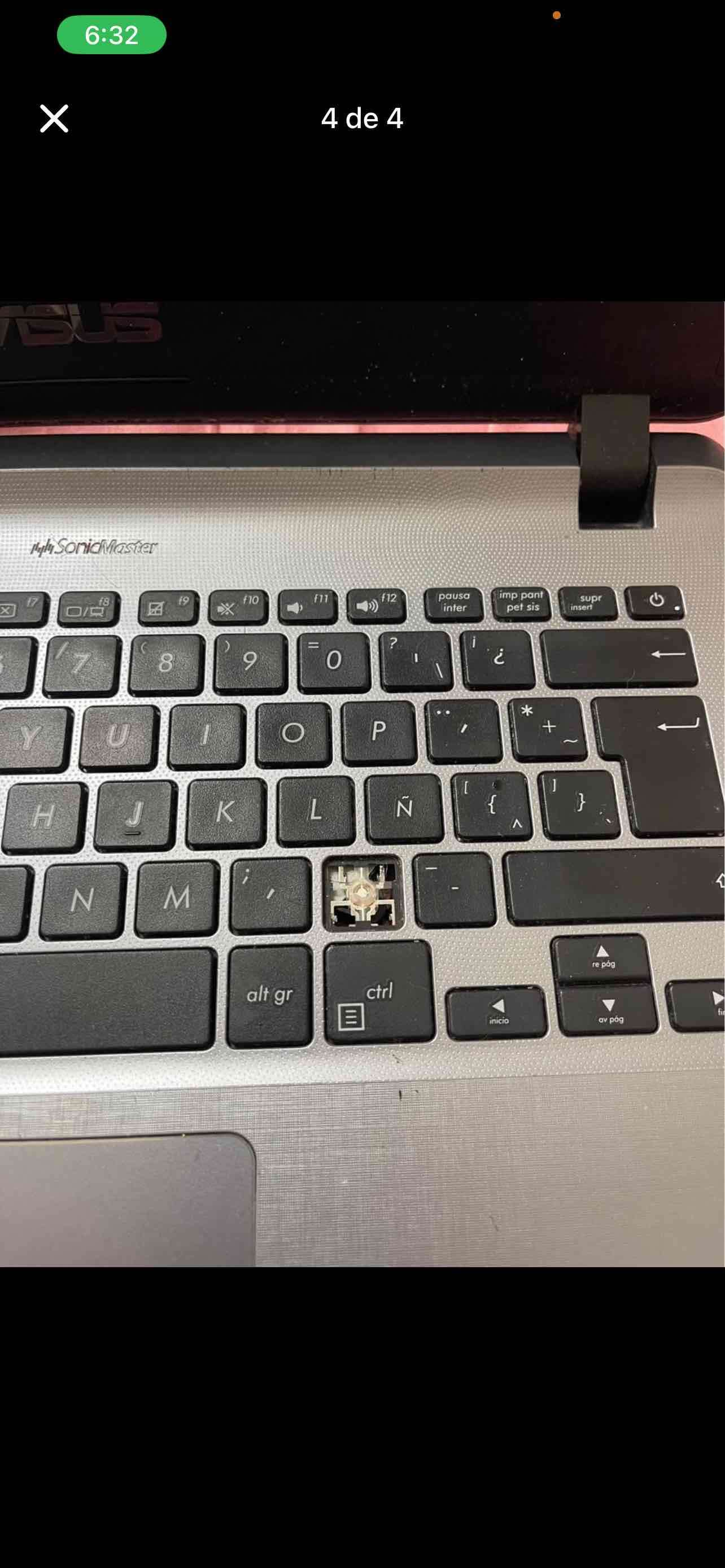 Laptop ASUS plateada usada - miniatura 3