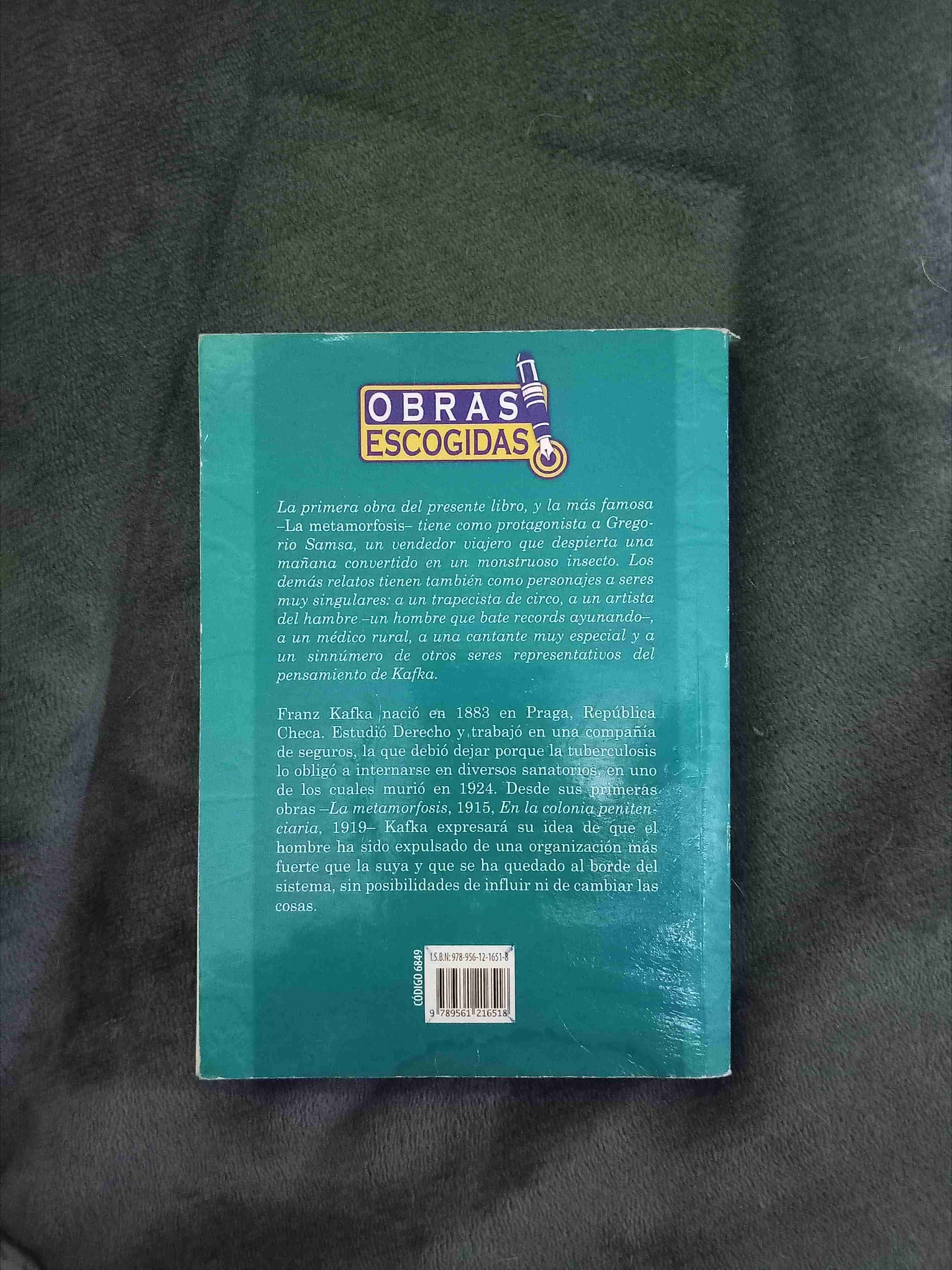 Libro 'La Metamorfosis' de Kafka - miniatura 2