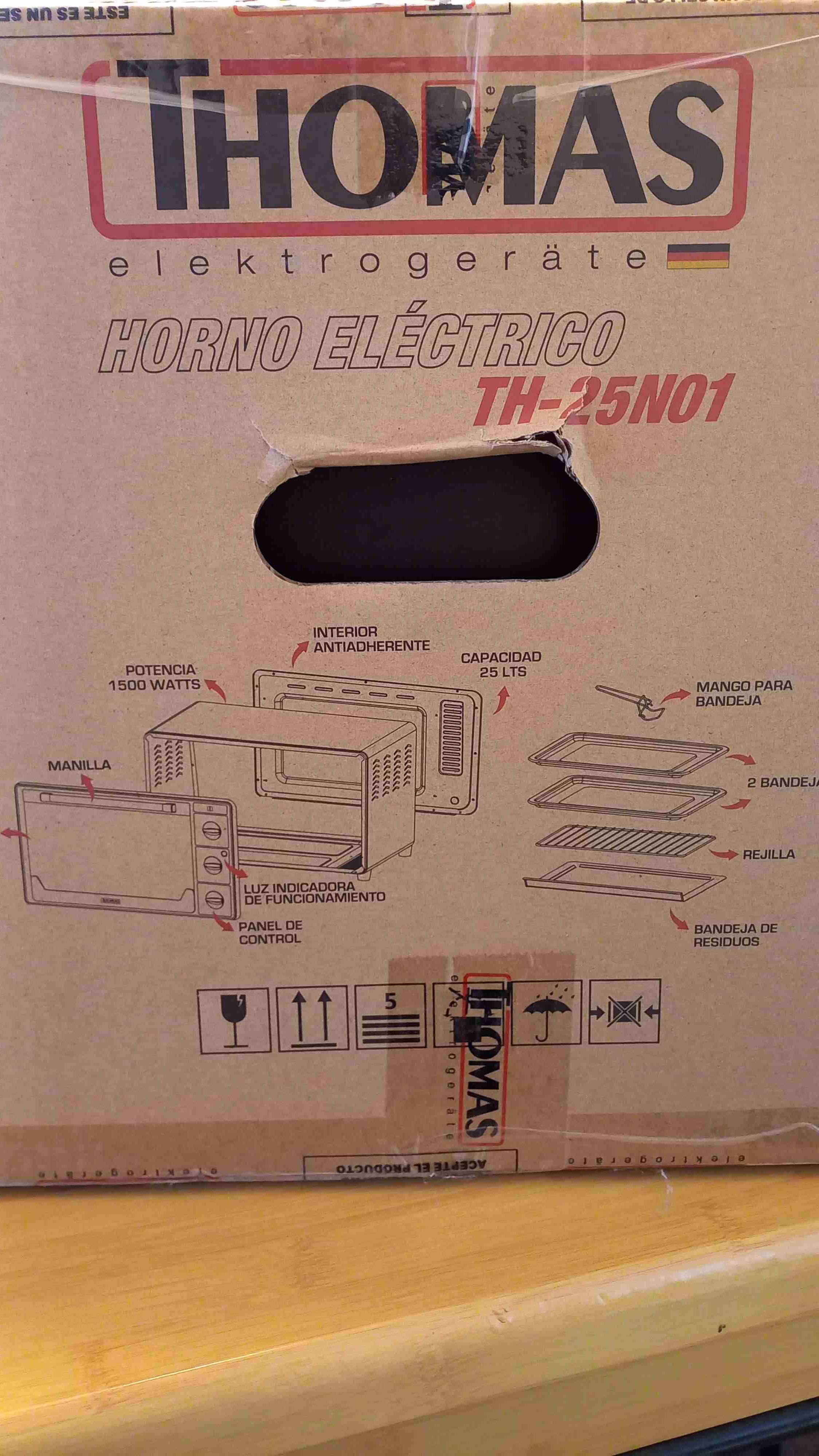 Horno eléctrico Thomas nuevo - miniatura 4