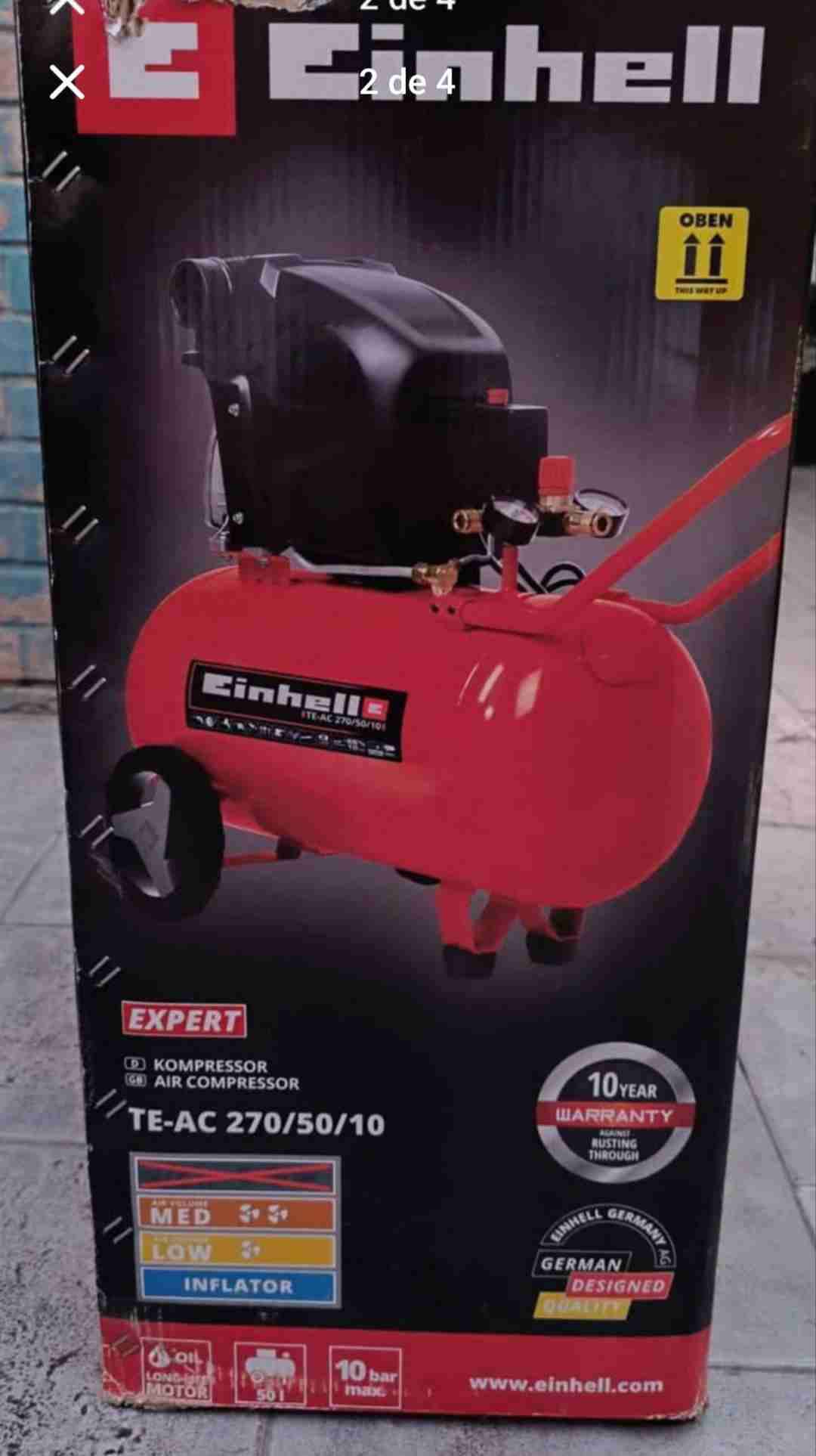 Compresor de aire Einhell TE-AC 270/50/10 - miniatura 1