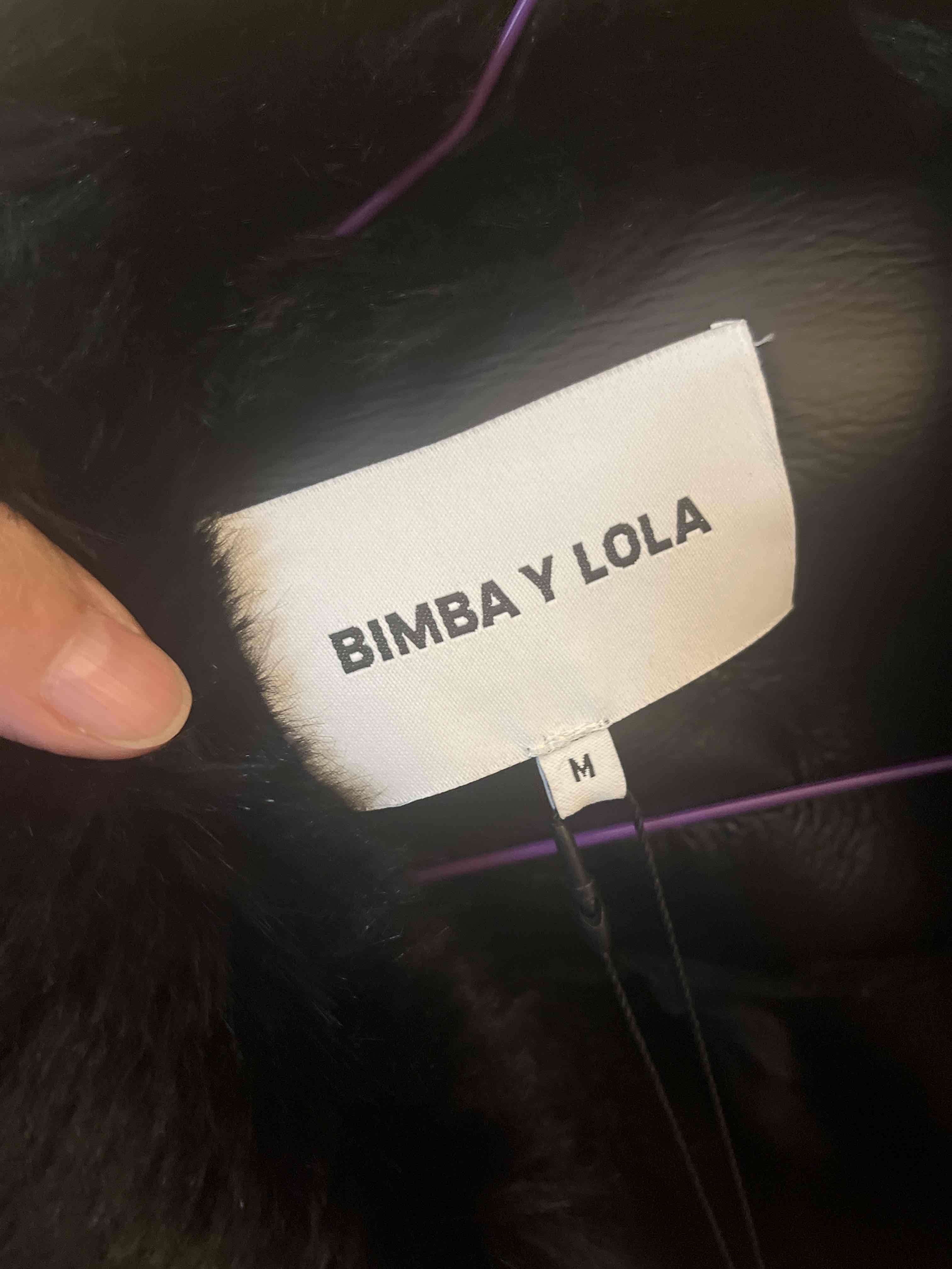 Abrigo negro de piel Bimba y Lola - miniatura 2