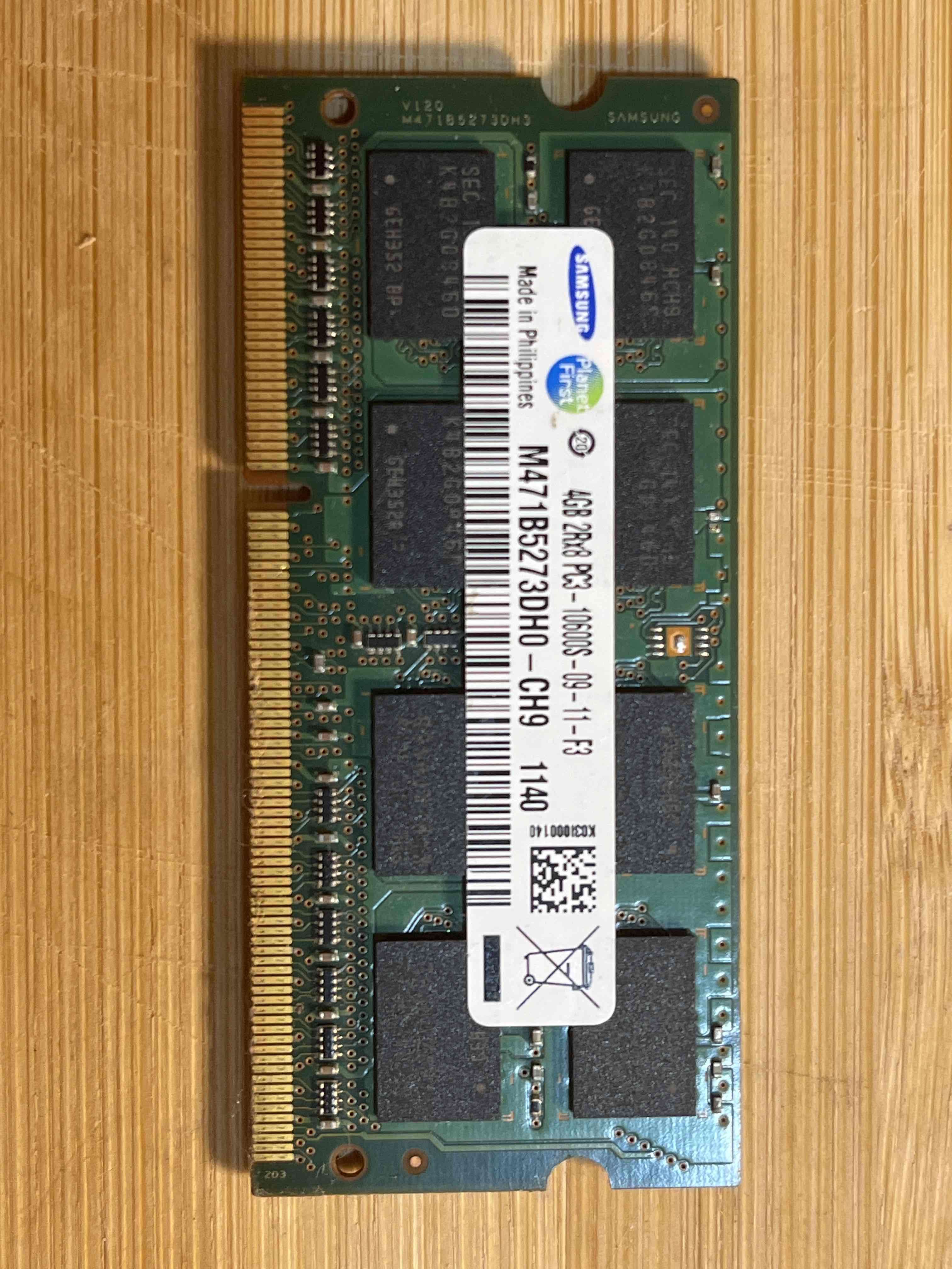 Memoria RAM Samsung 4GB DDR3