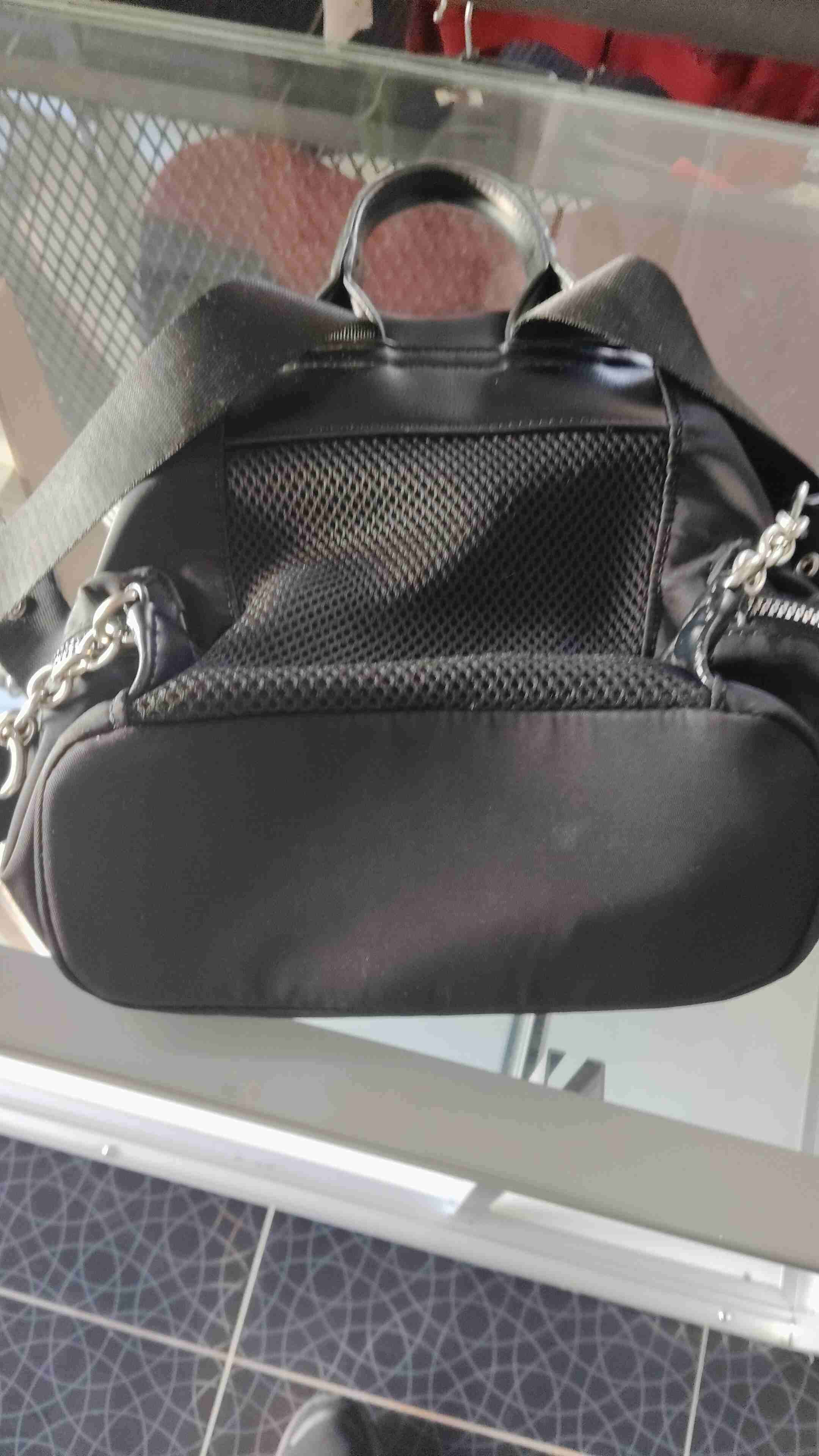 Mochila negra de Prada - miniatura 3