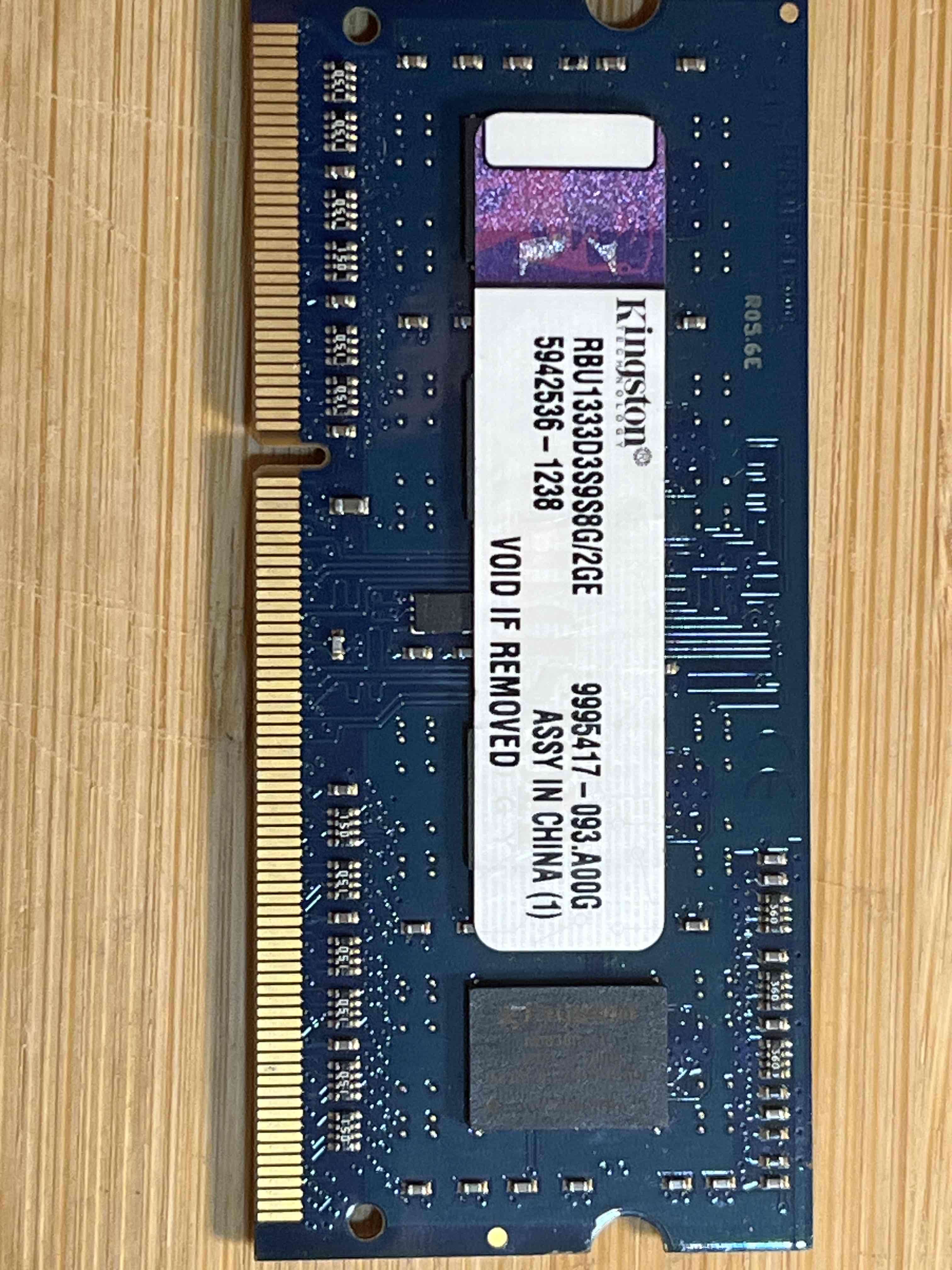 Memoria RAM Kingston 2GB