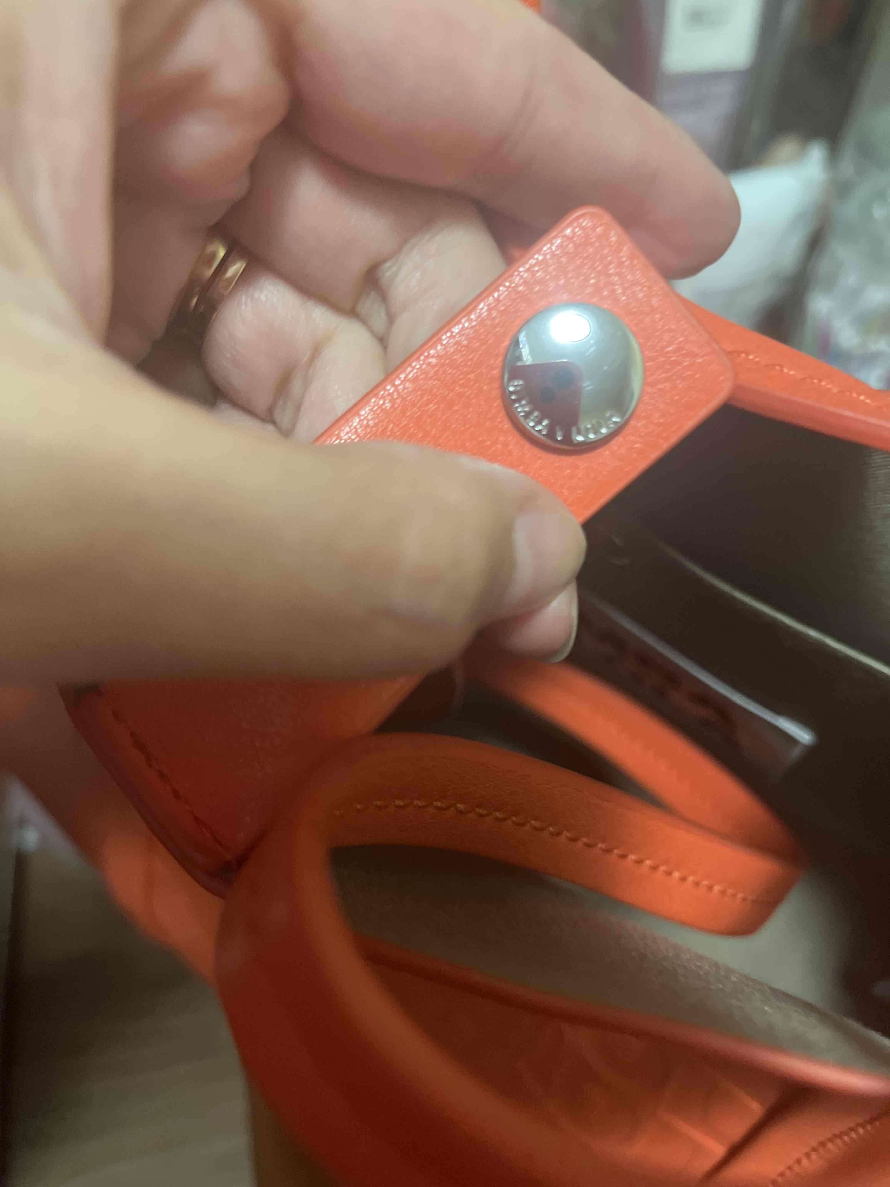 Bolso naranjo con relieve - miniatura 3