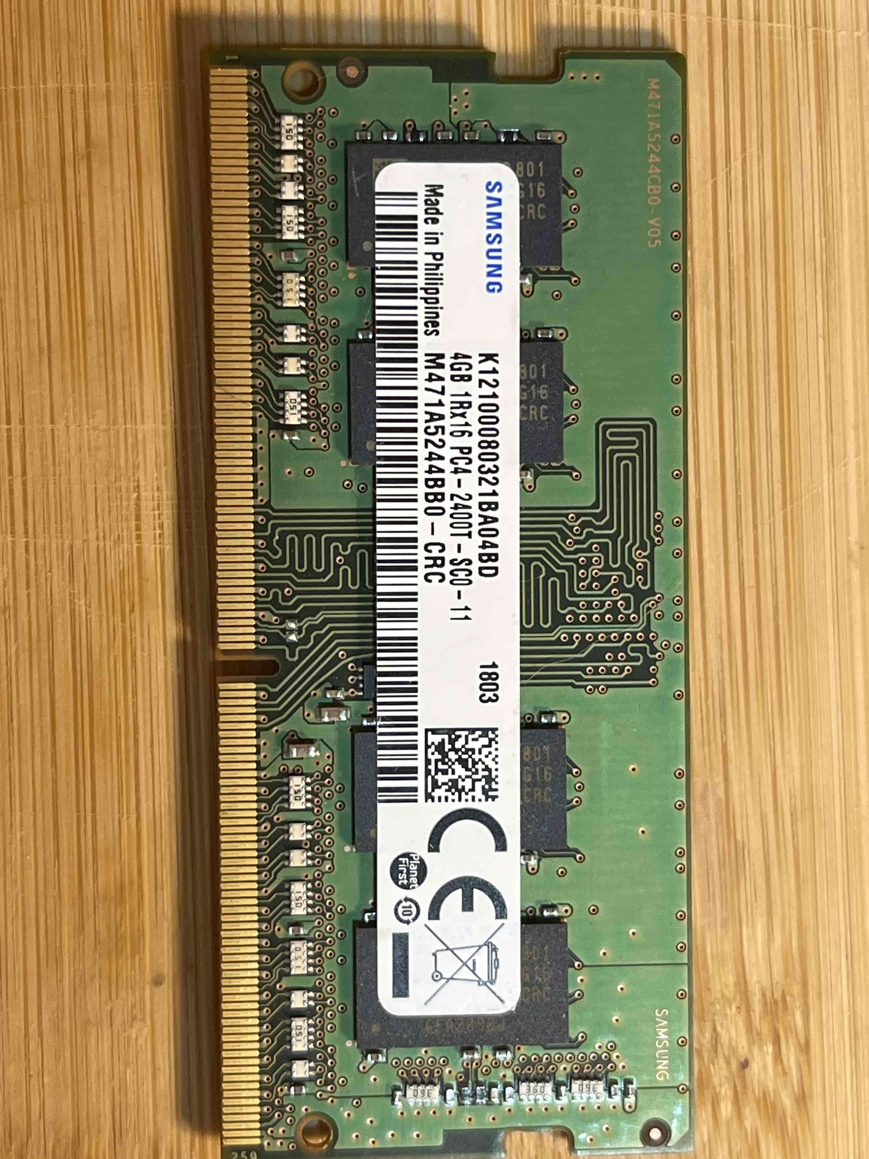 Memoria RAM DDR4 4GB Samsung