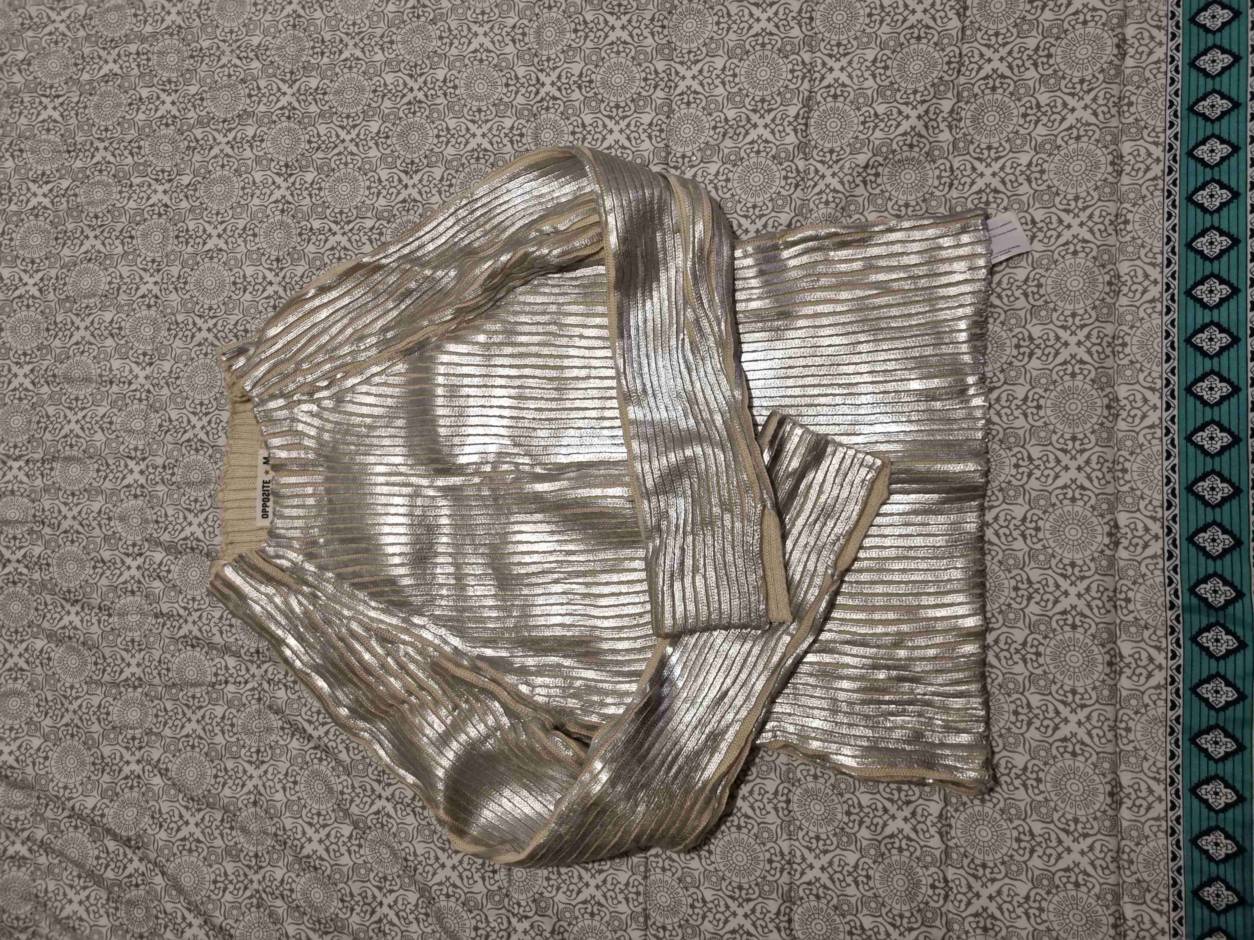 Chaleco de manga larga plateado - miniatura 2