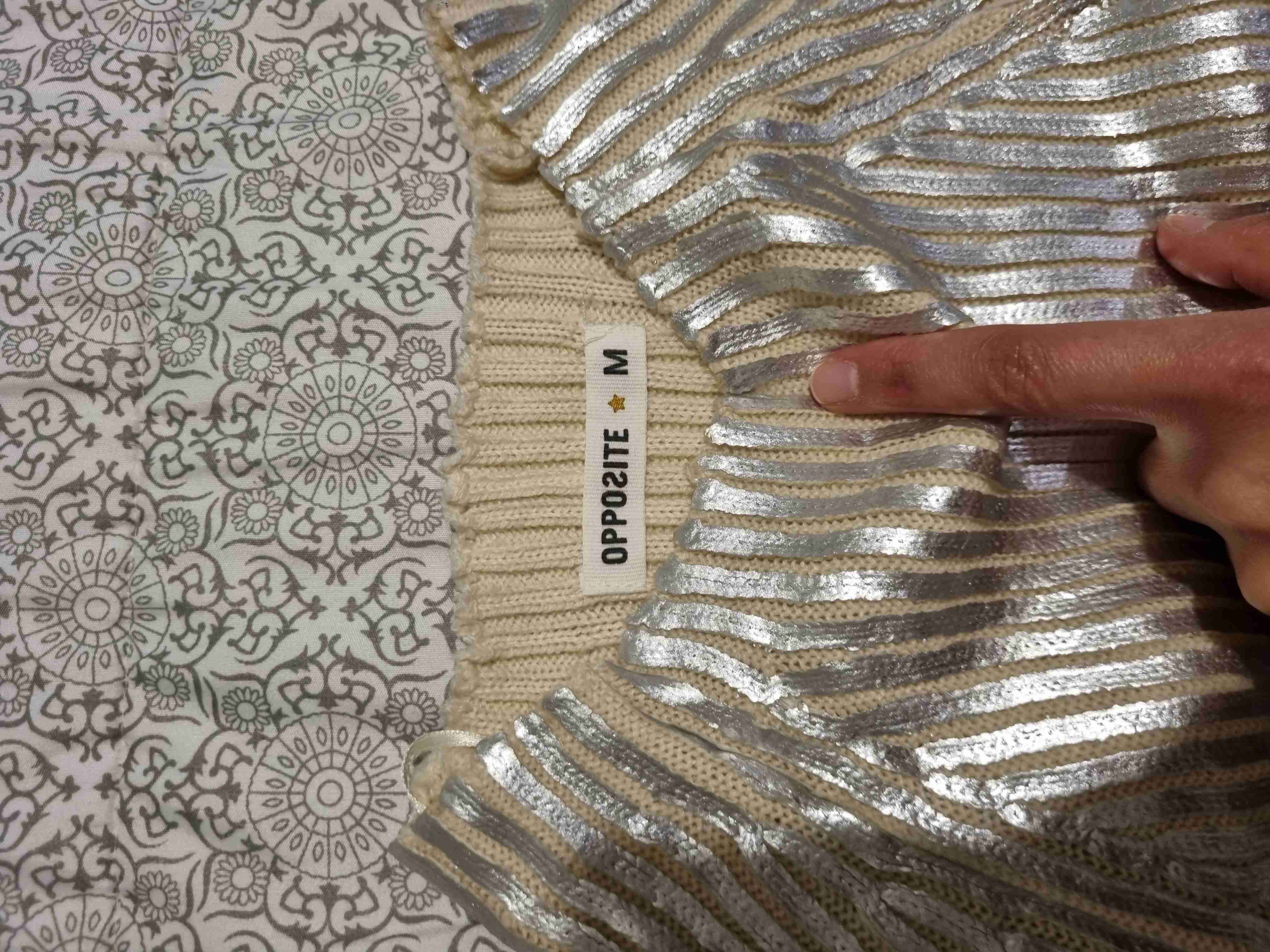 Chaleco de manga larga plateado - miniatura 3