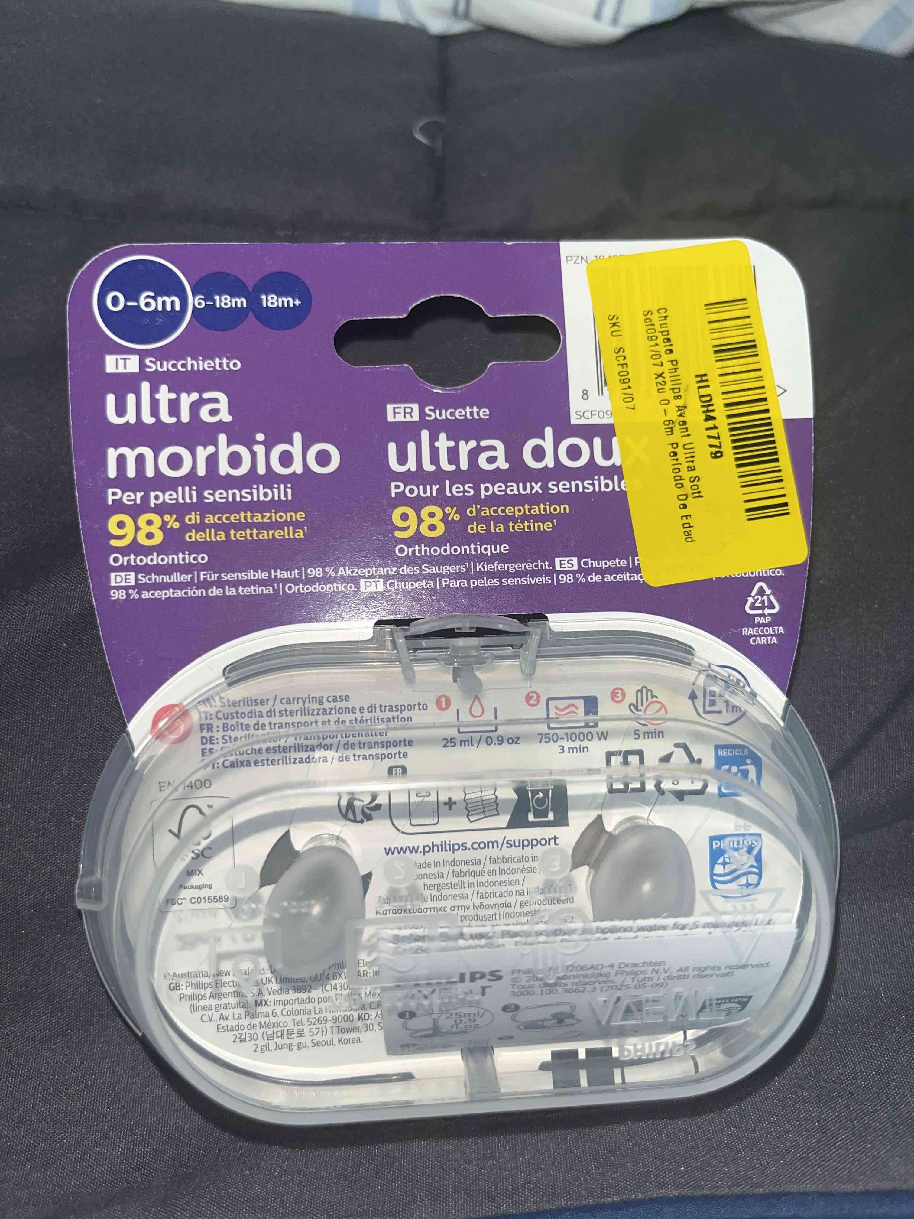 Chupetes Philips Avent Ultra Soft - miniatura 2