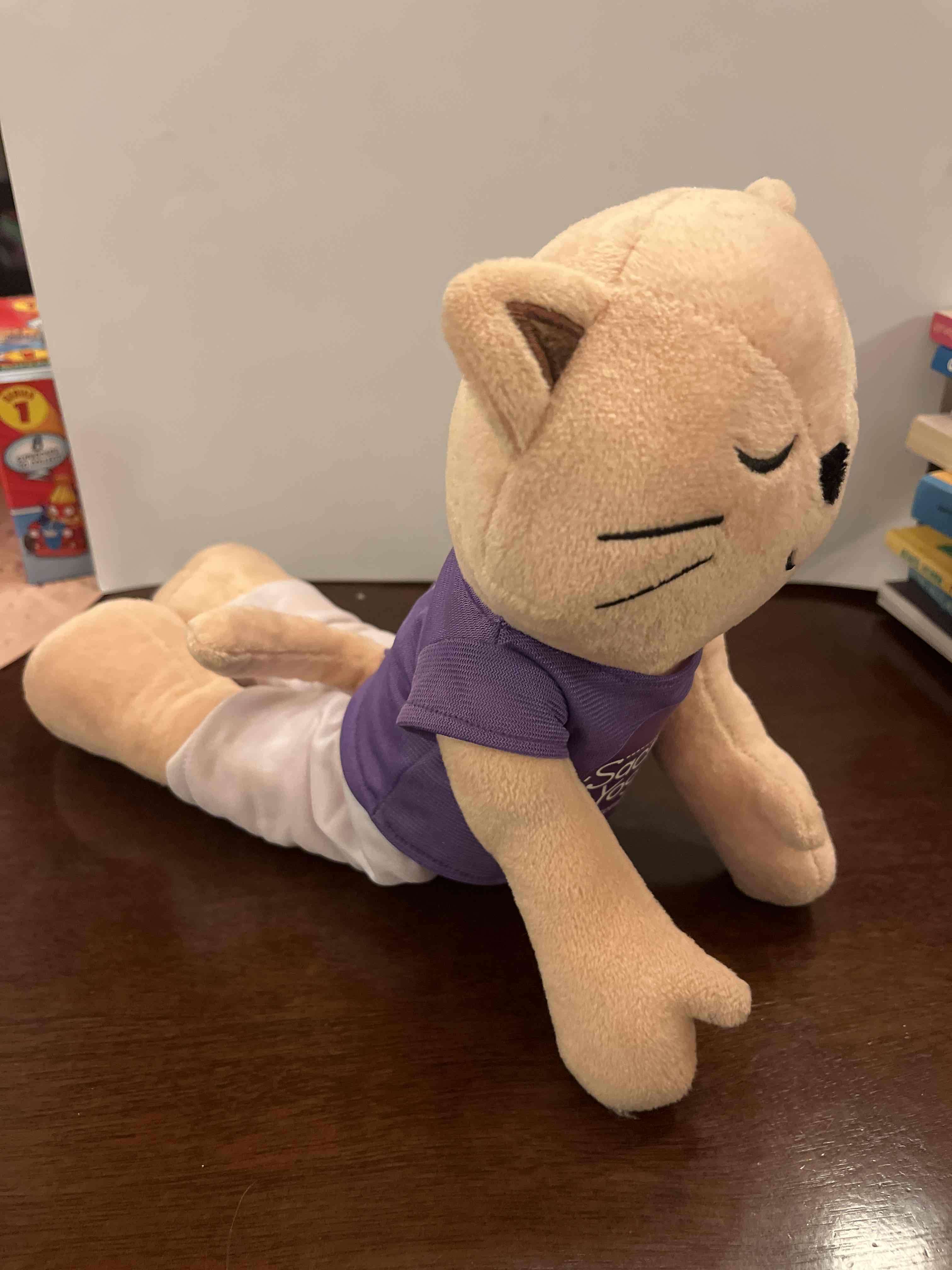 Peluche de gato meditando - miniatura 3