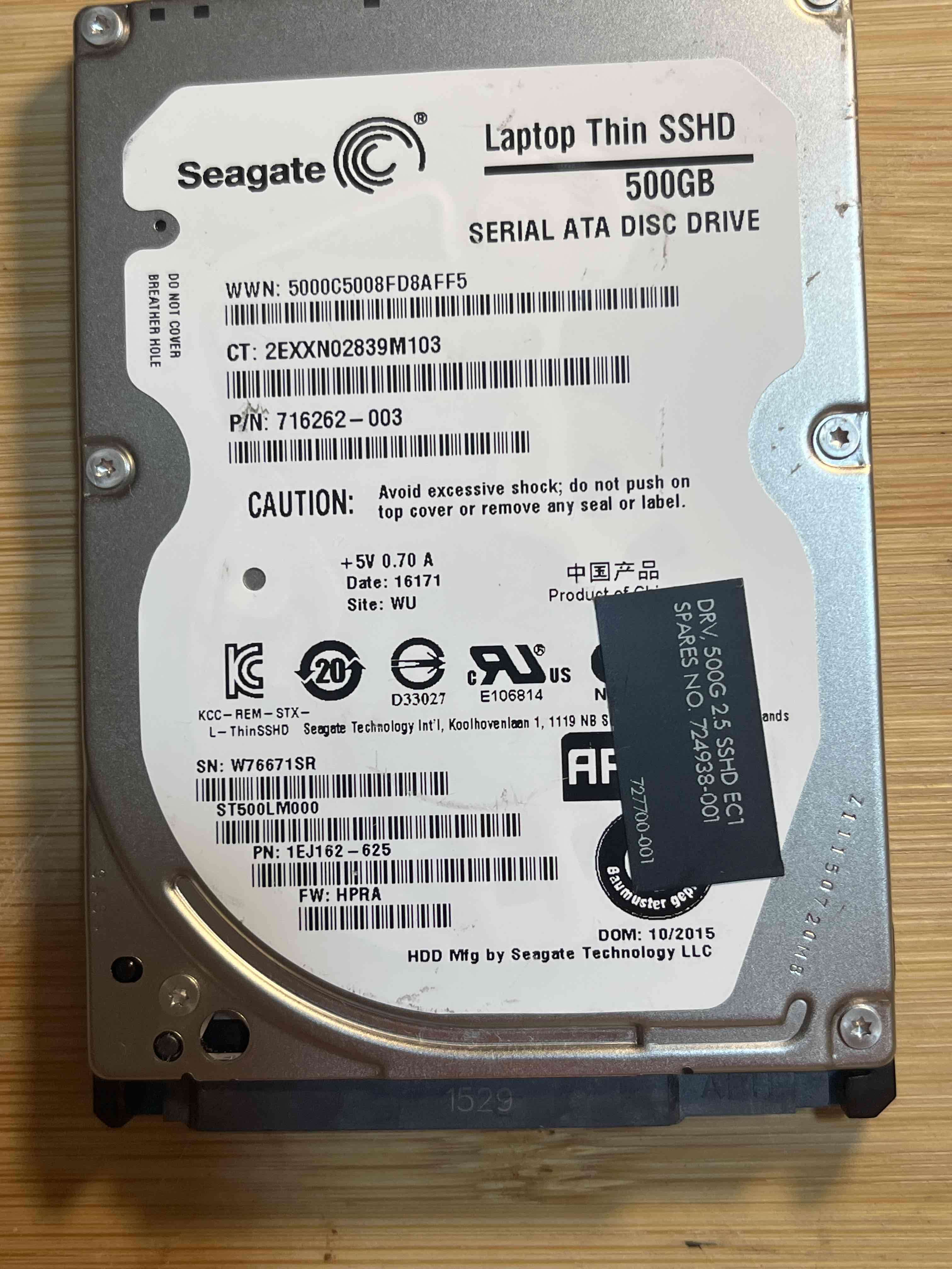 Disco Duro Seagate 500GB - miniatura 1