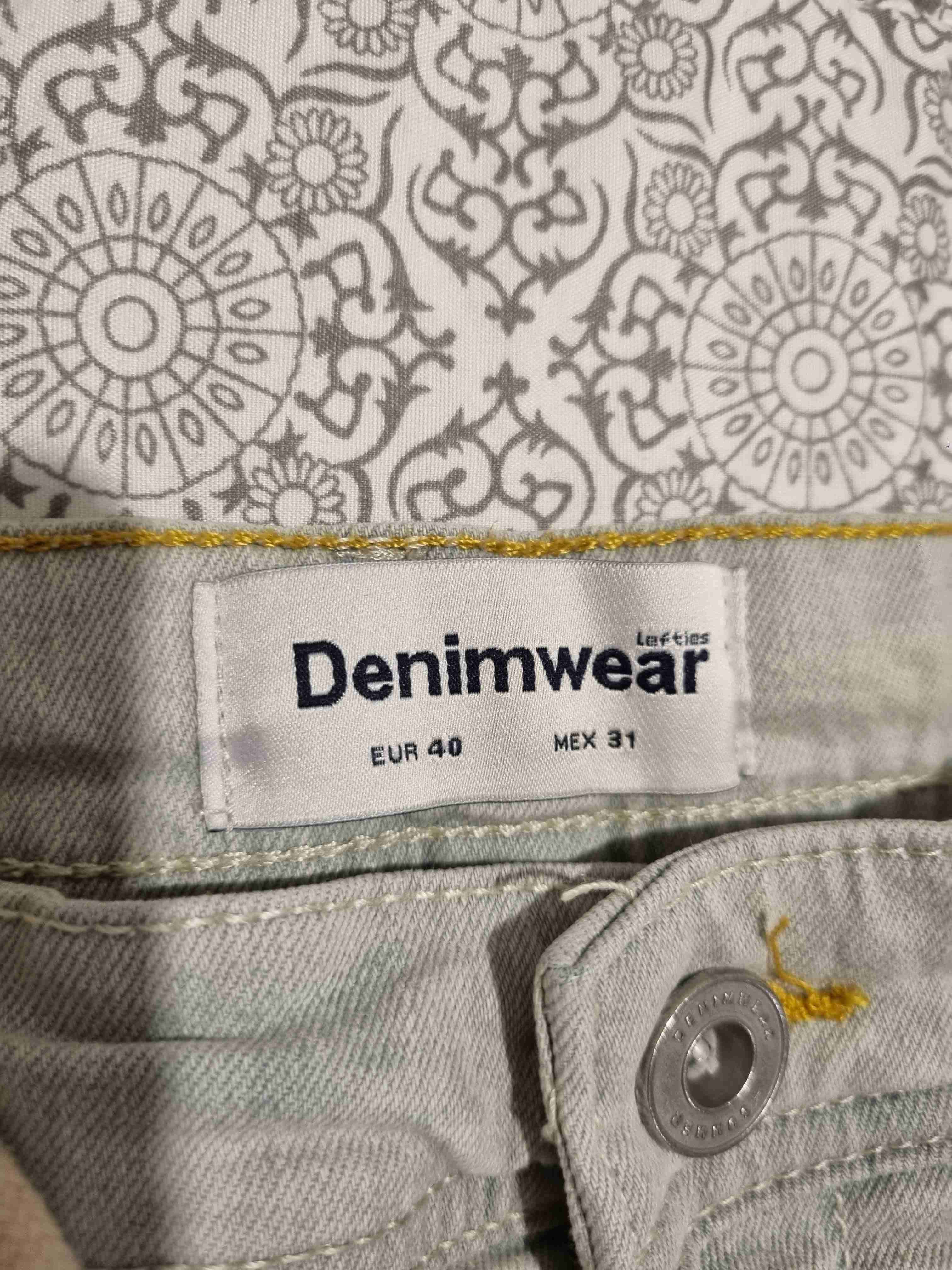 Bermuda de jeans gris - miniatura 3