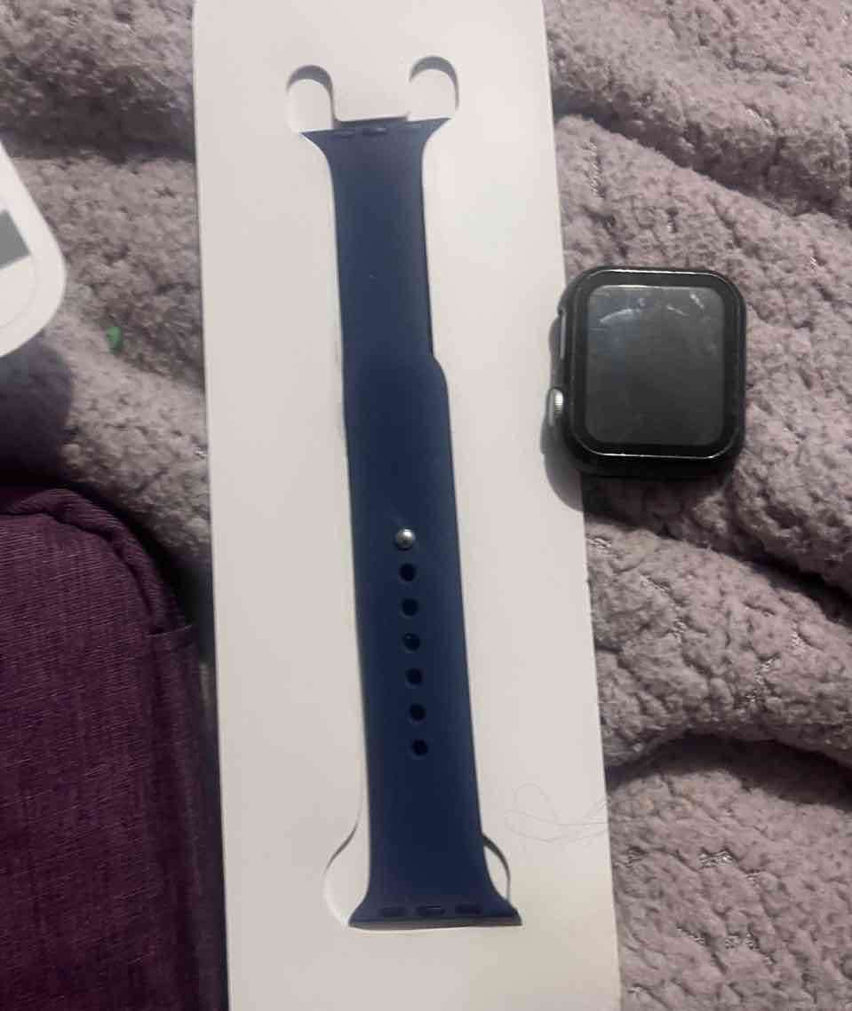 Apple Watch SE 40 mm con correa azul - miniatura 2