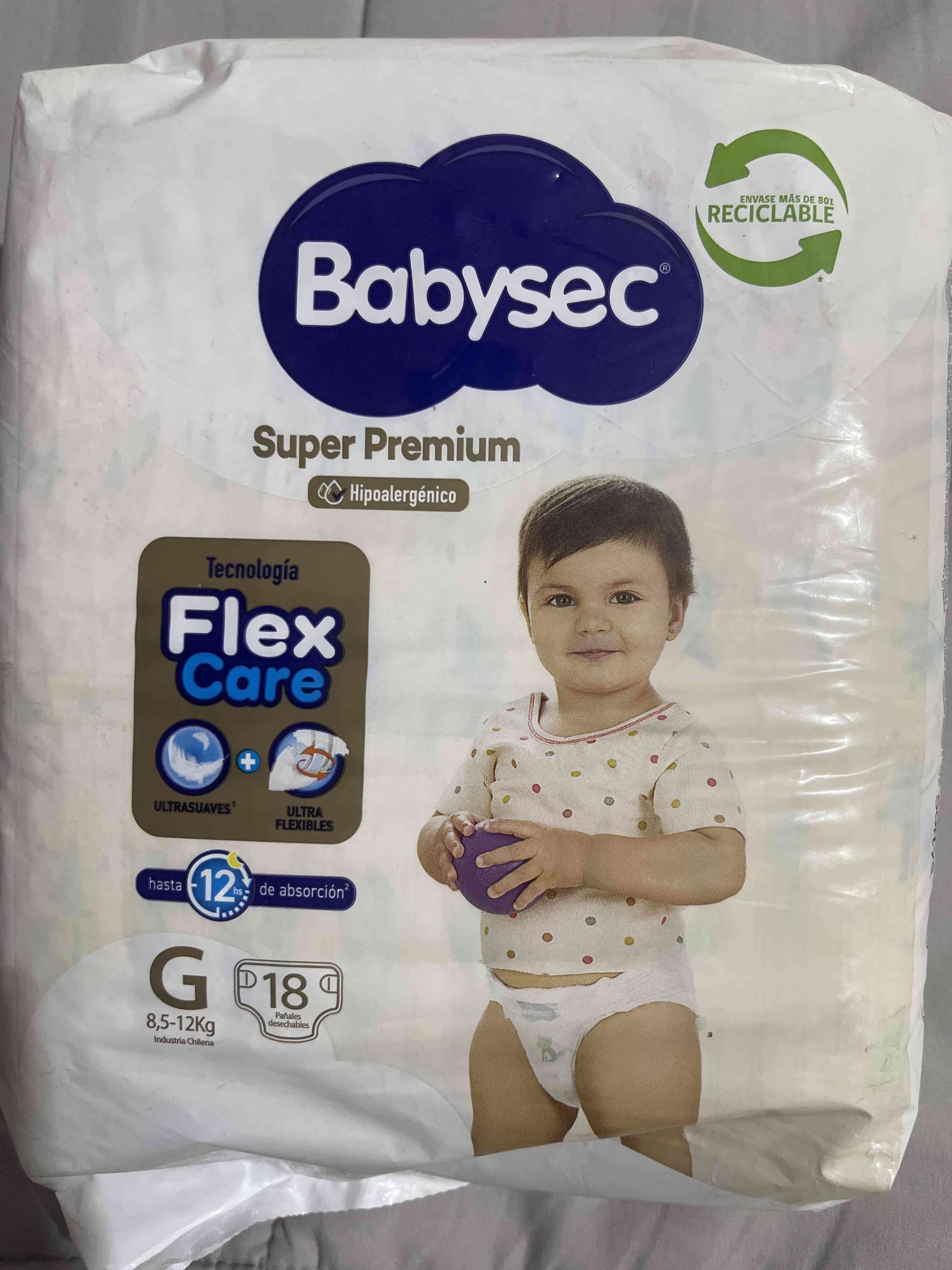 Pañales Babysec Super Premium G 18 unidades - miniatura 2