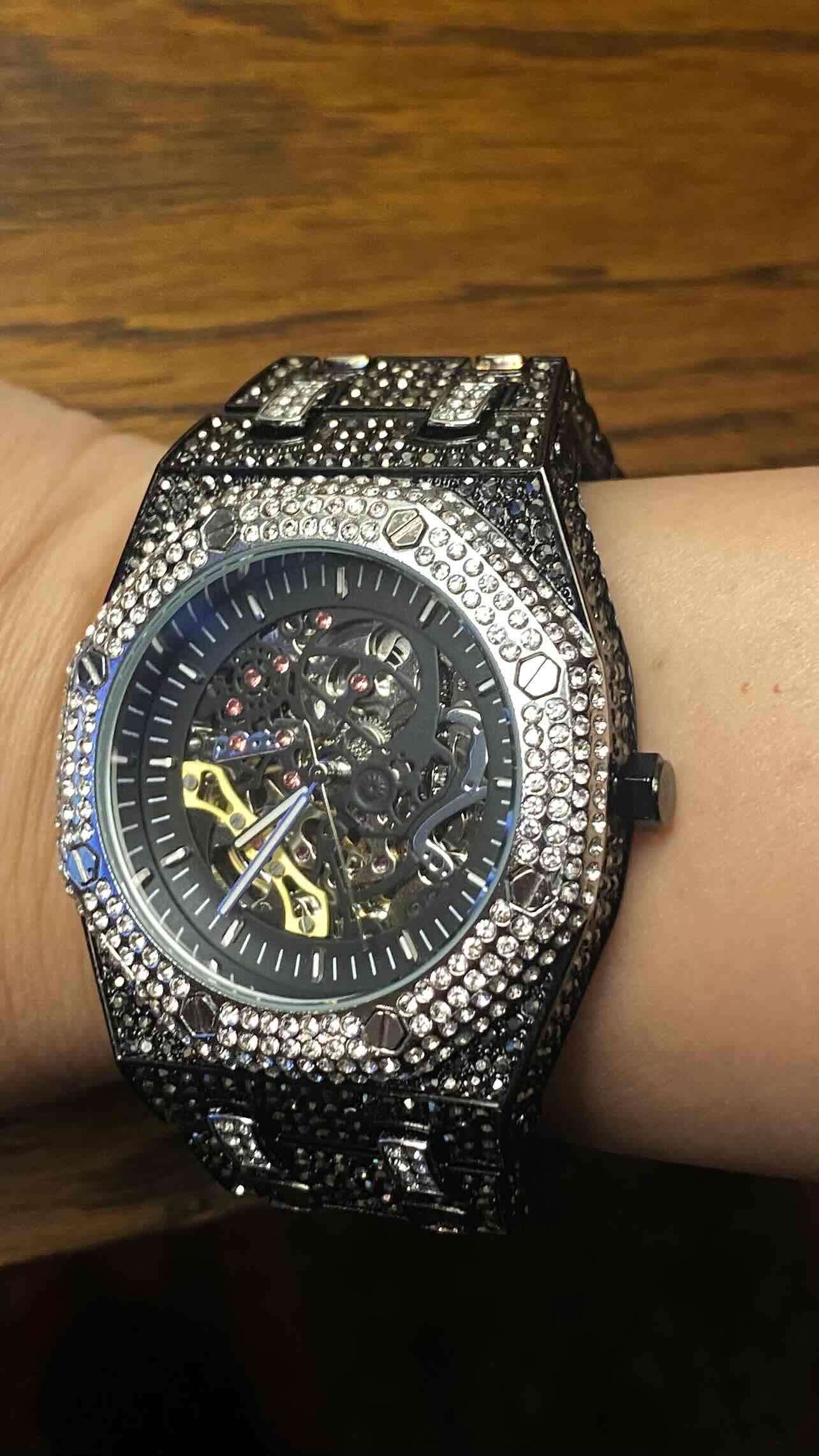 Reloj automático con cristales - miniatura 2